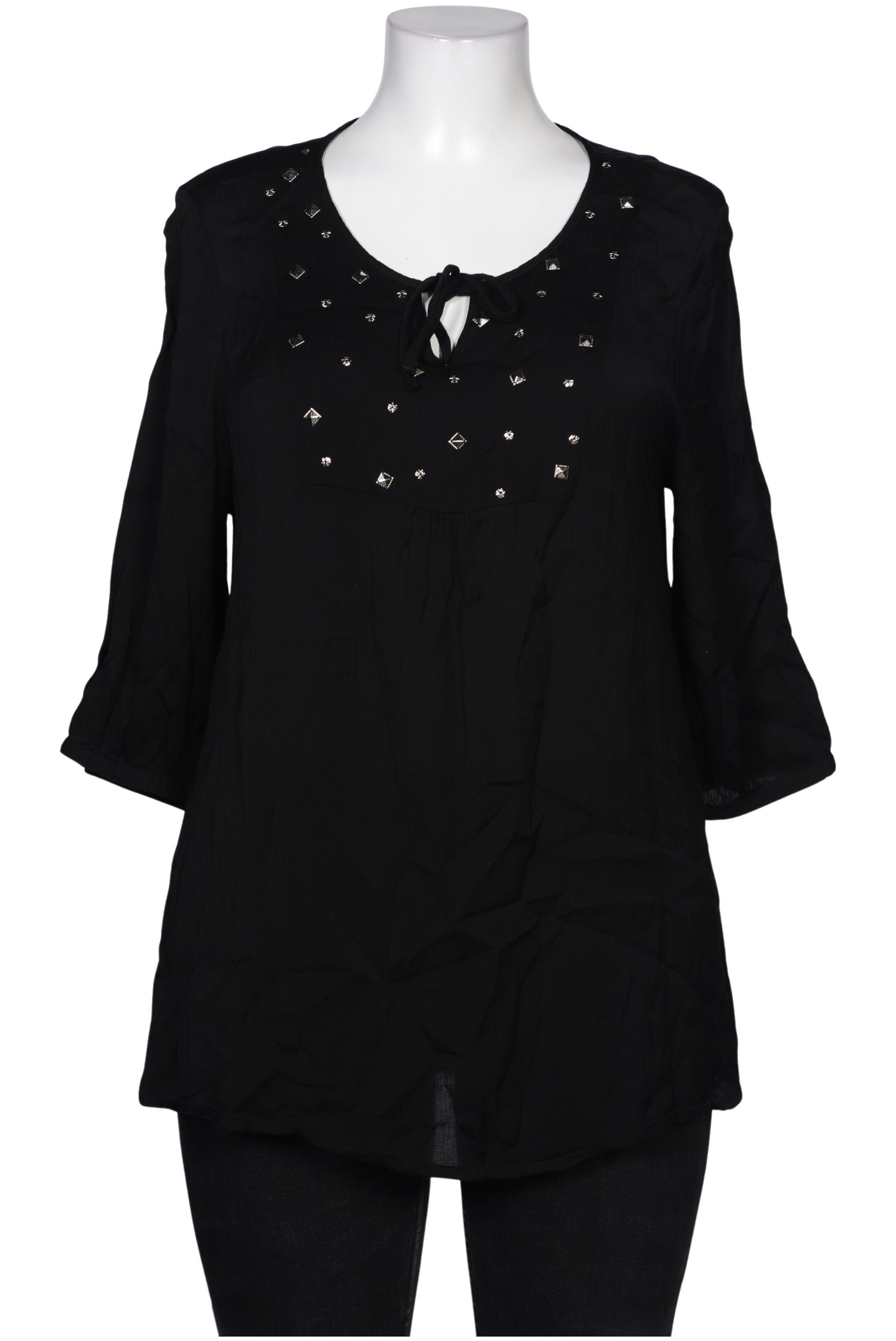 

Ulla Popken Damen Bluse, schwarz, Gr. 12