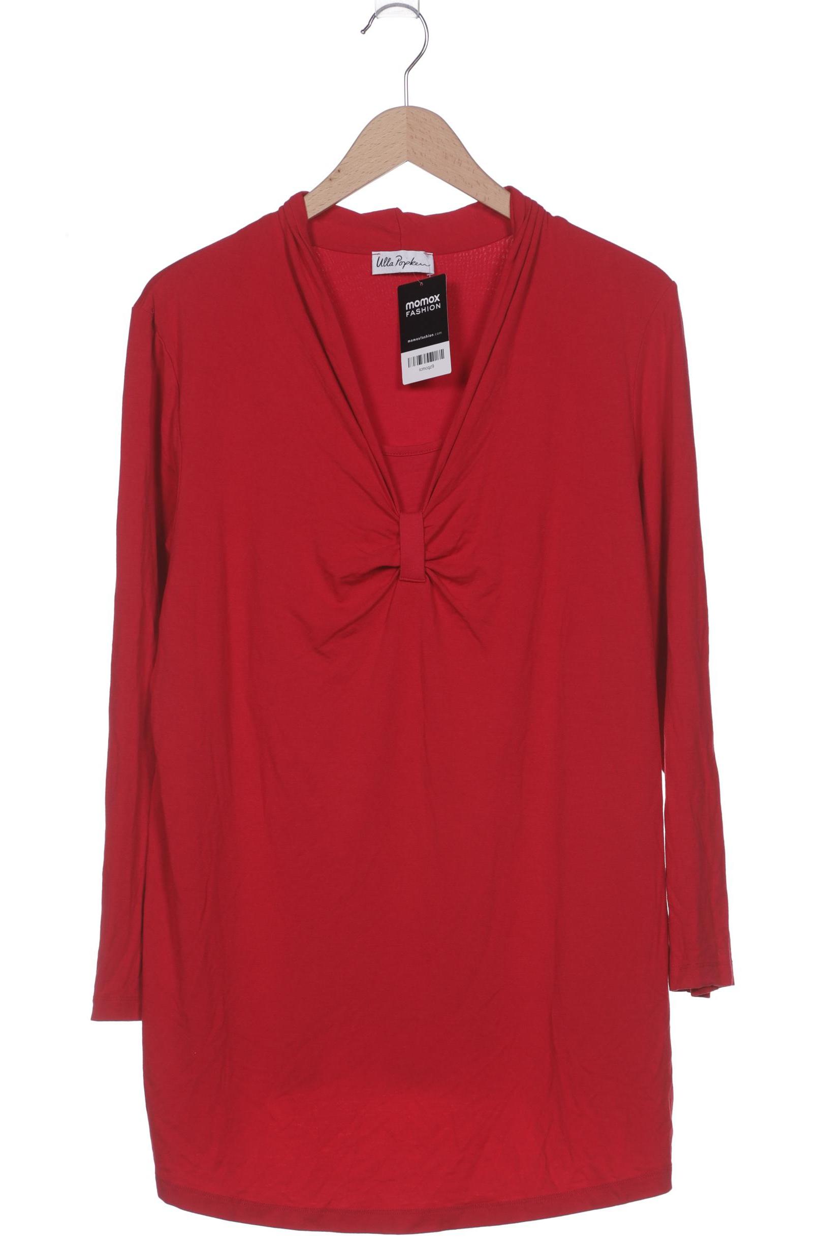 

Ulla Popken Damen Langarmshirt, rot, Gr. 46