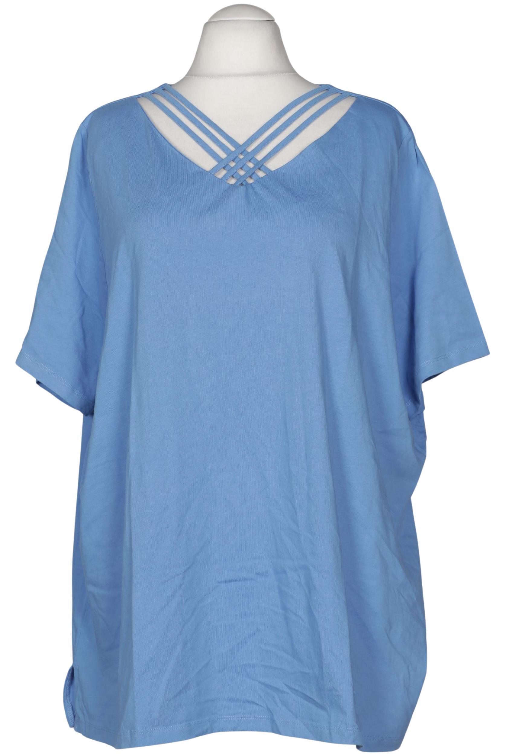 

Ulla Popken Damen T-Shirt, blau, Gr. 54