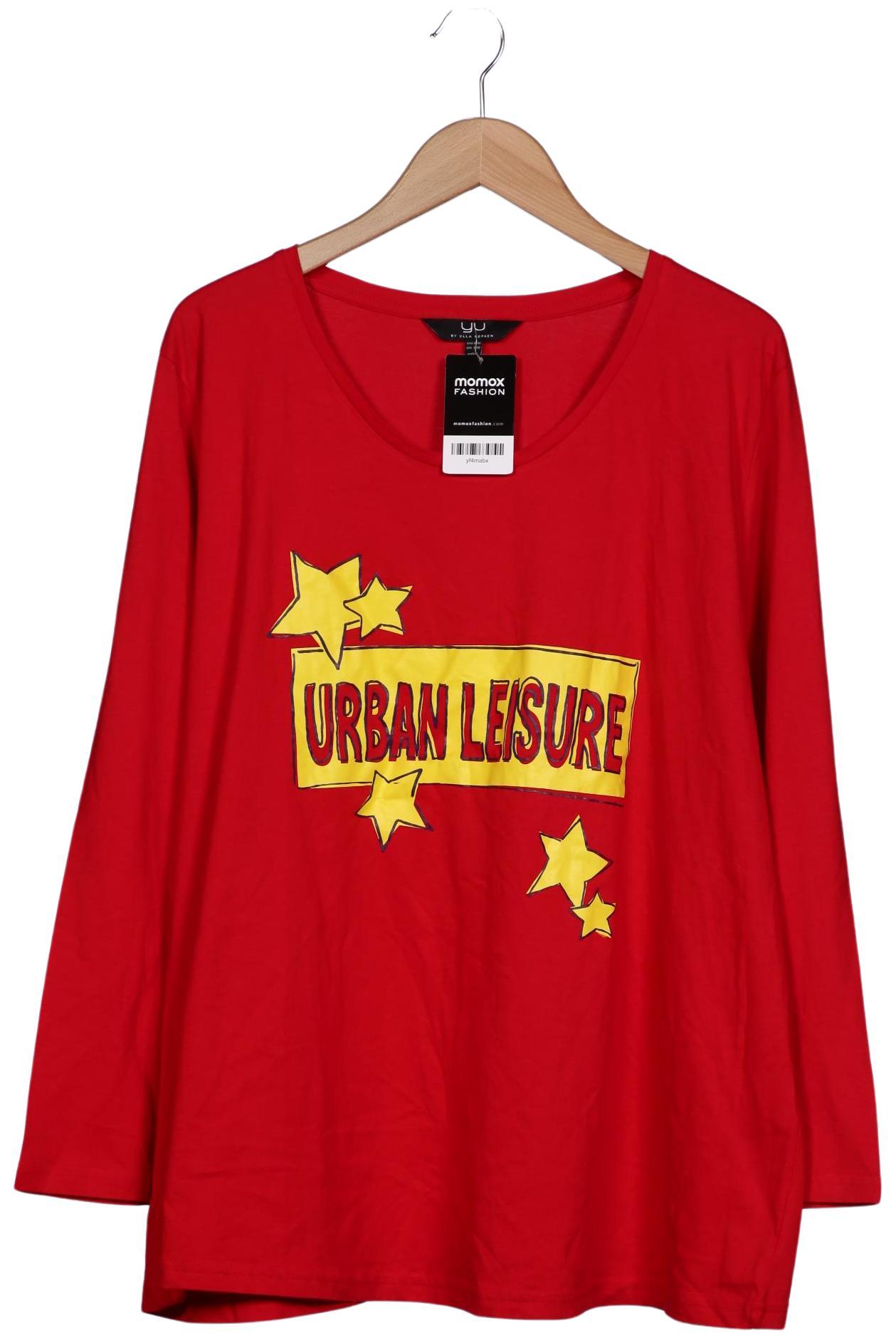 

Ulla Popken Damen Langarmshirt, rot, Gr. 50