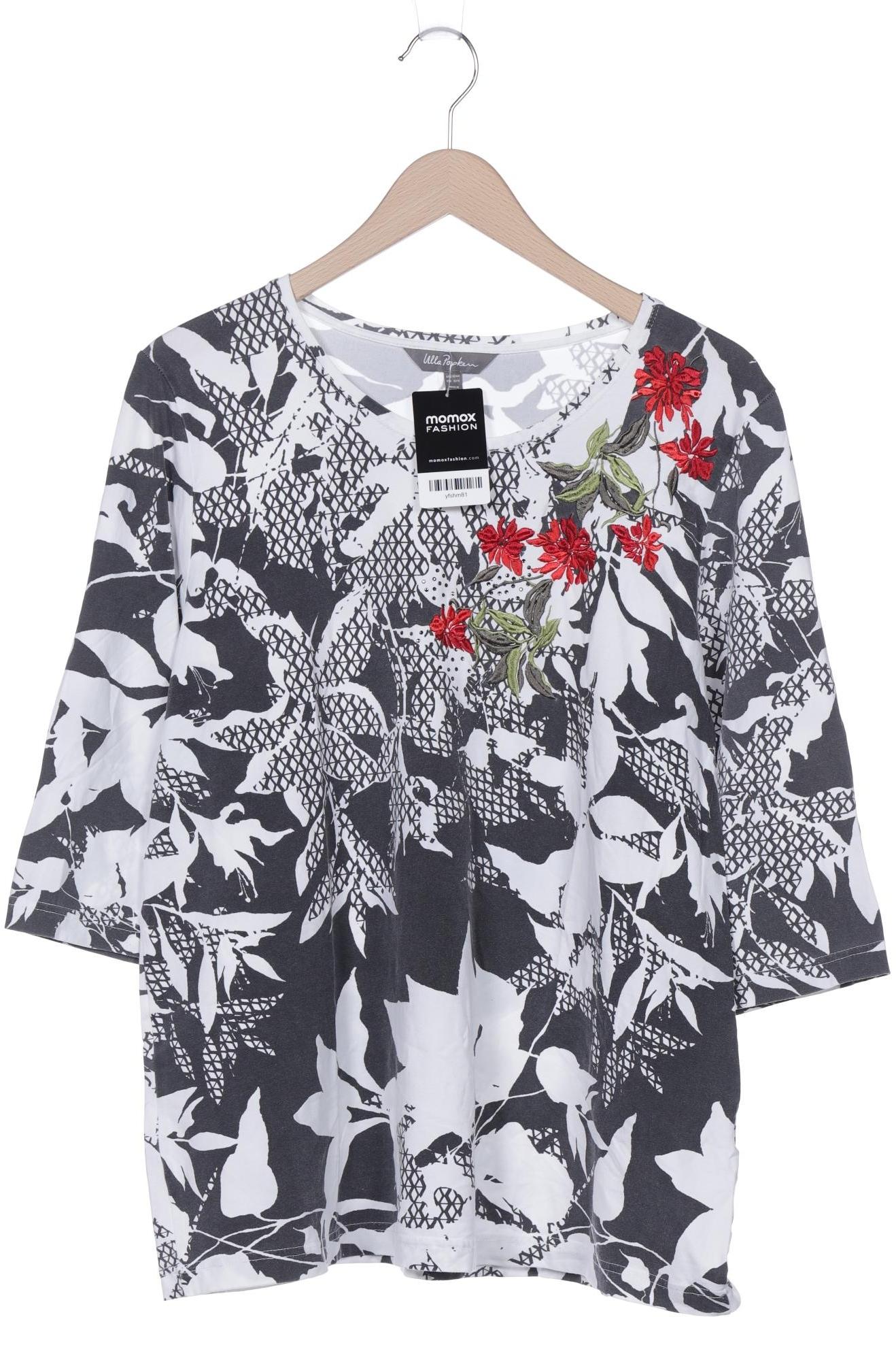 

Ulla Popken Damen Langarmshirt, grau, Gr. 42