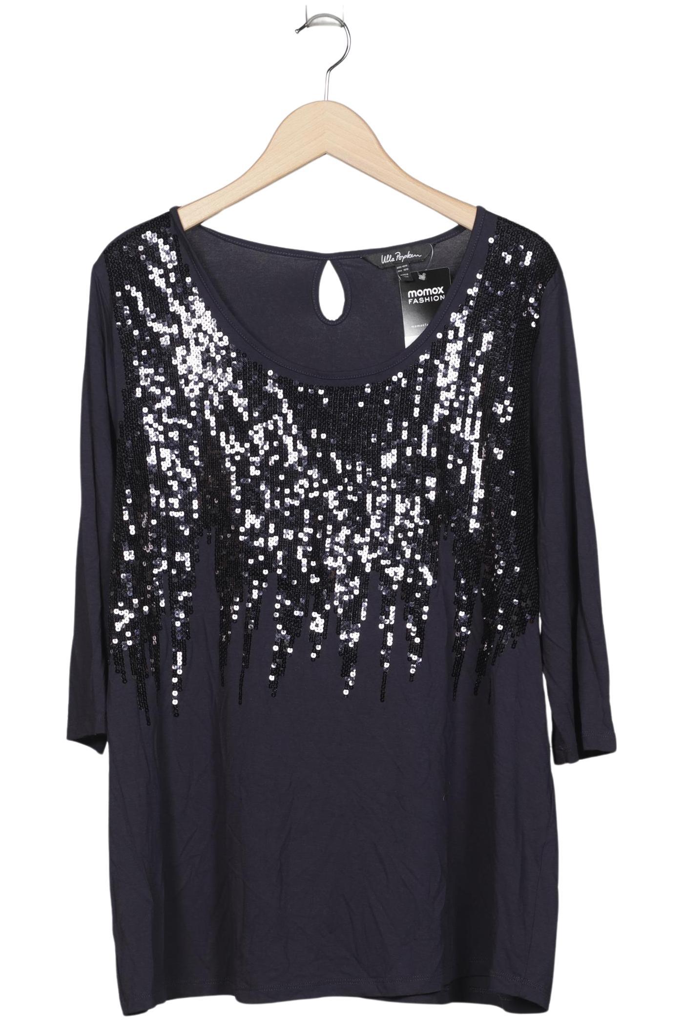 

Ulla Popken Damen Langarmshirt, marineblau, Gr. 46