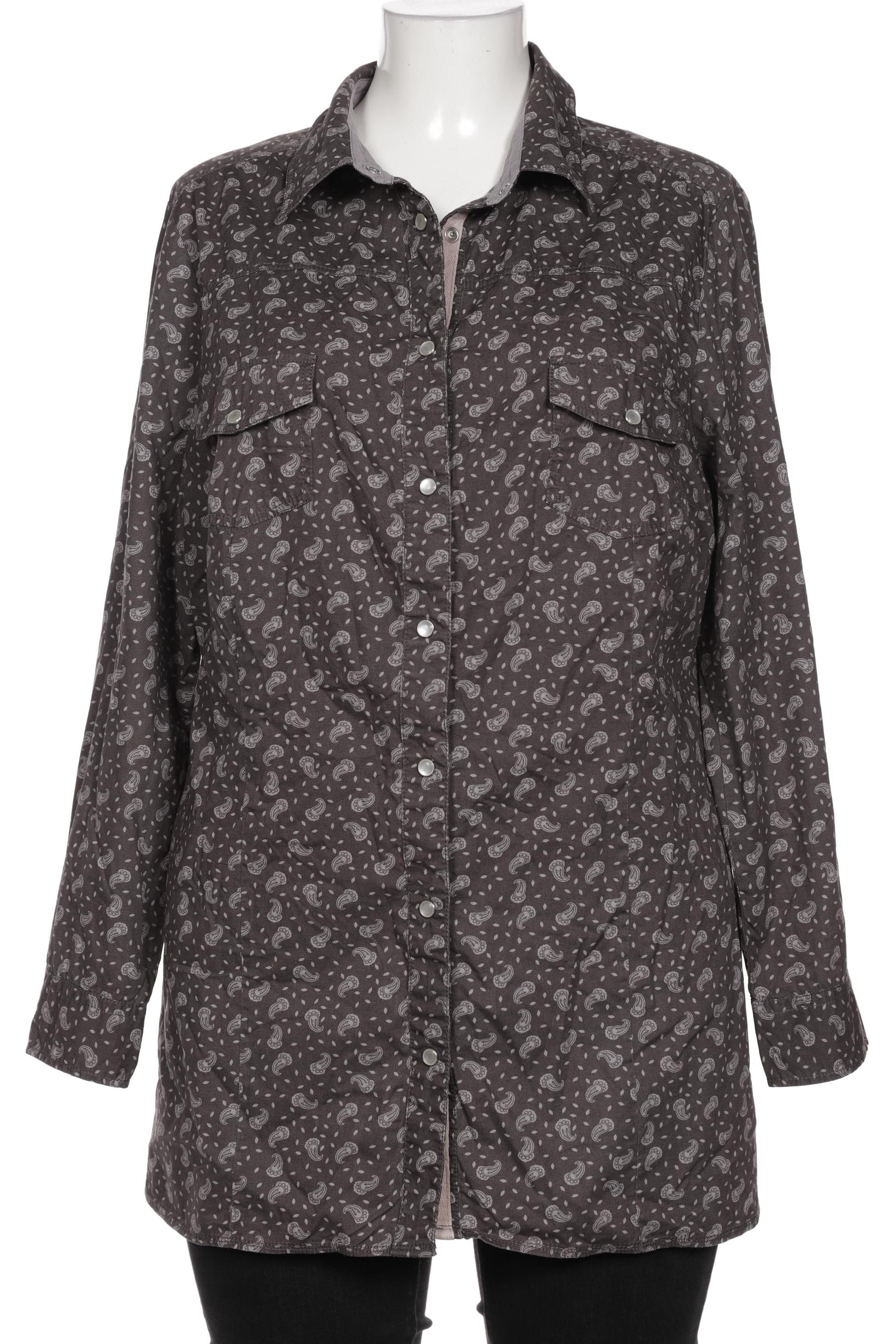 

Ulla Popken Damen Bluse, grau