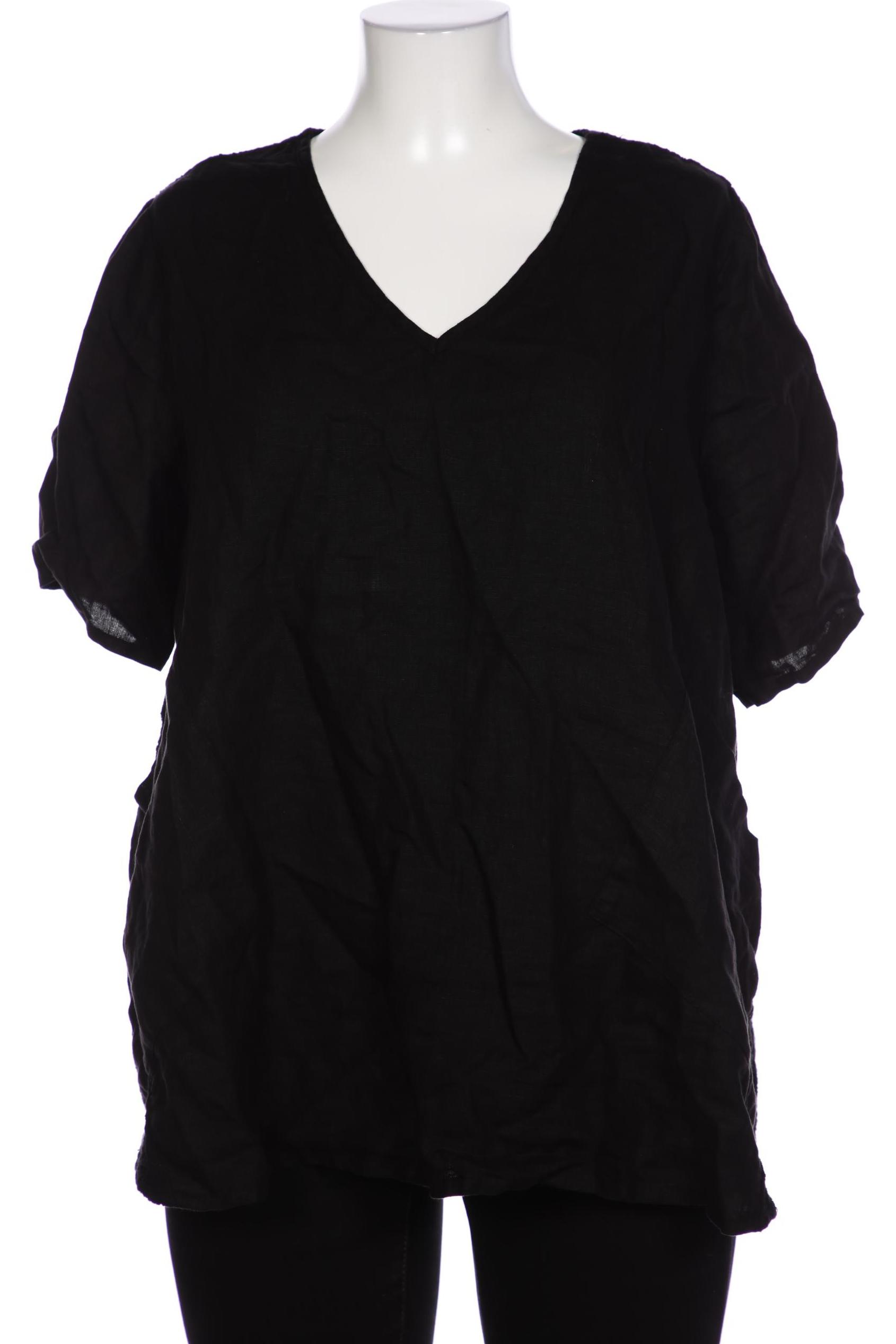 

Ulla Popken Damen Bluse, schwarz, Gr. 46