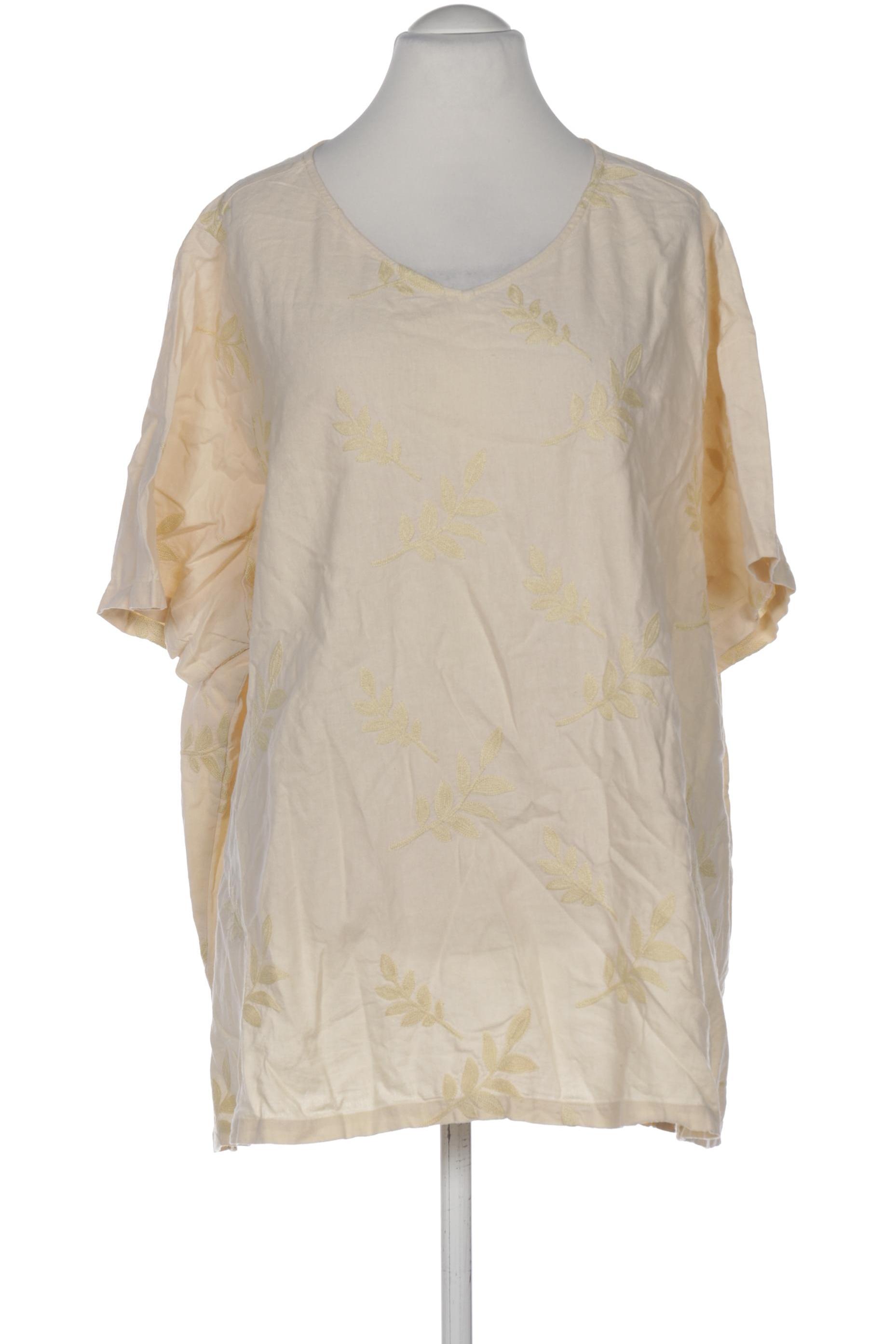

Ulla Popken Damen T-Shirt, cremeweiß, Gr. 58