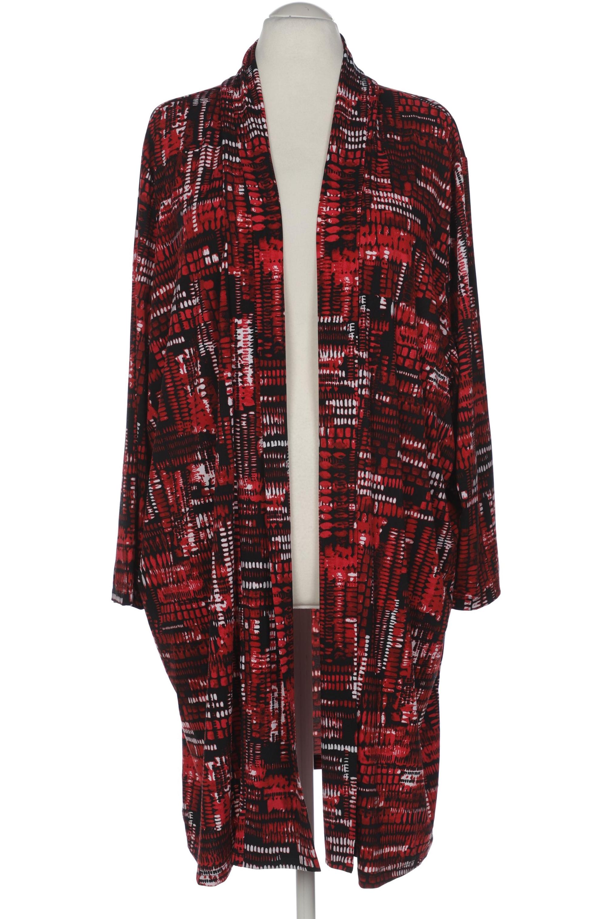 

Ulla Popken Damen Strickjacke, rot, Gr. 58