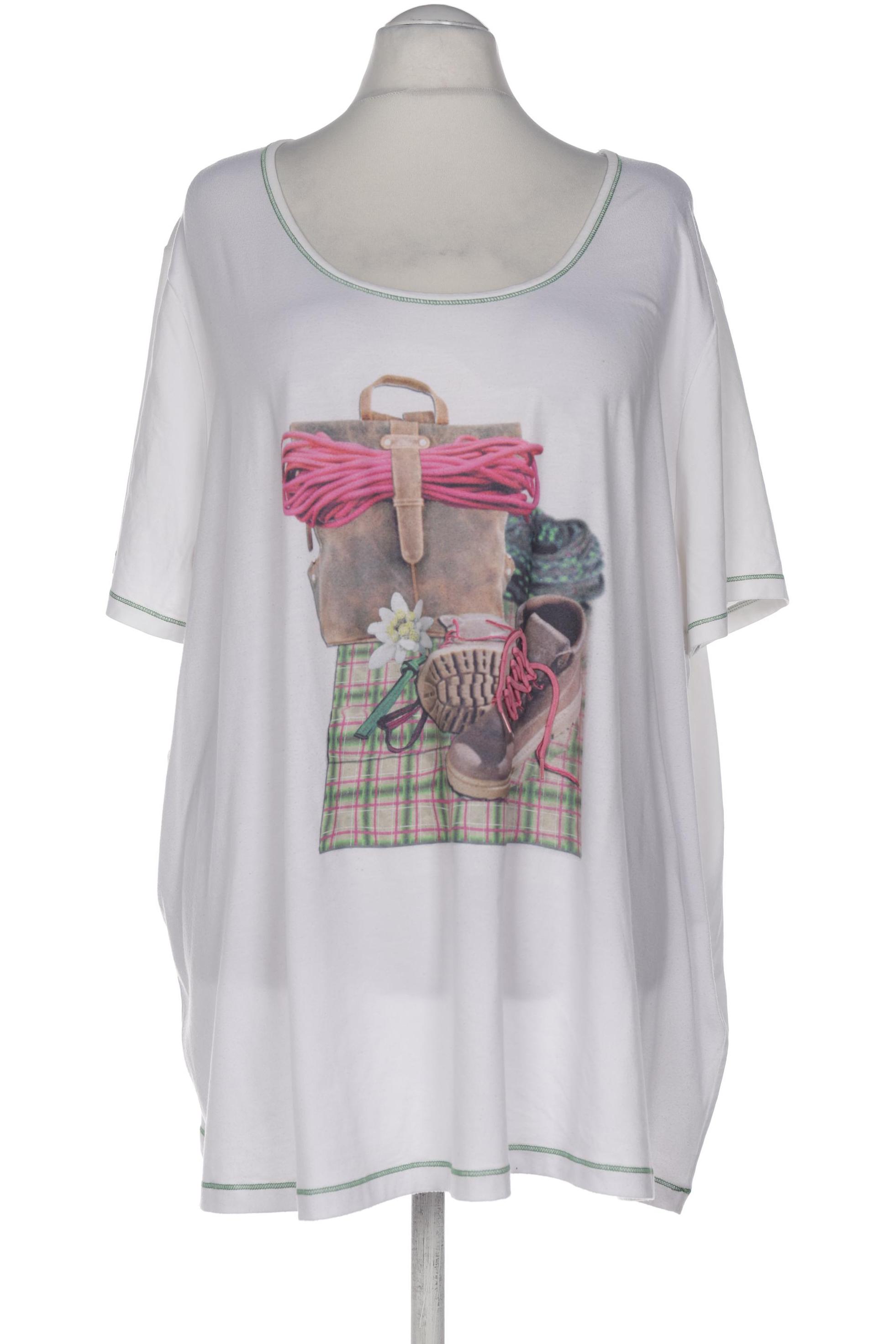 

Ulla Popken Damen T-Shirt, weiß, Gr. 58