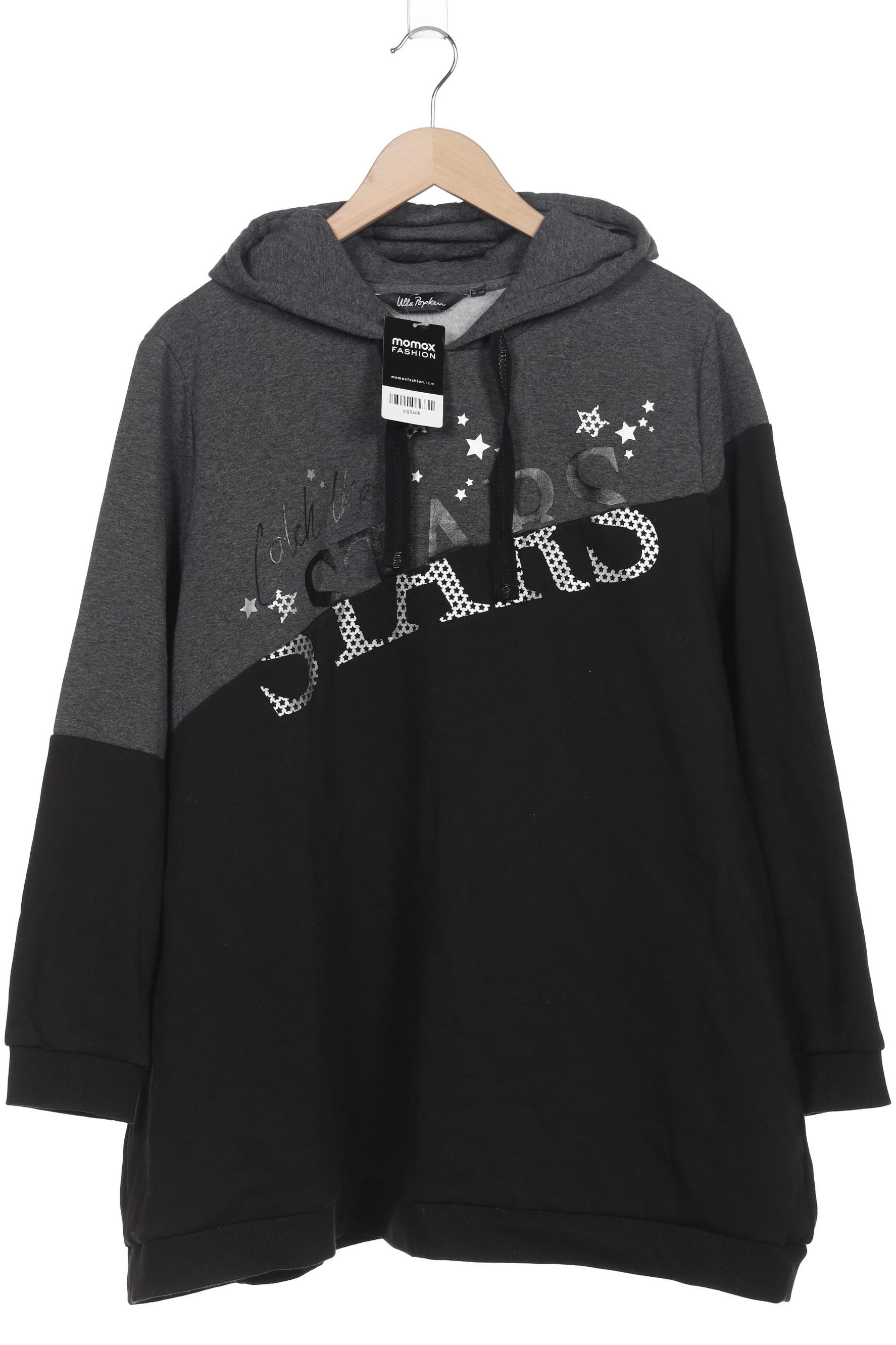 

Ulla Popken Damen Kapuzenpullover, grau, Gr. 50