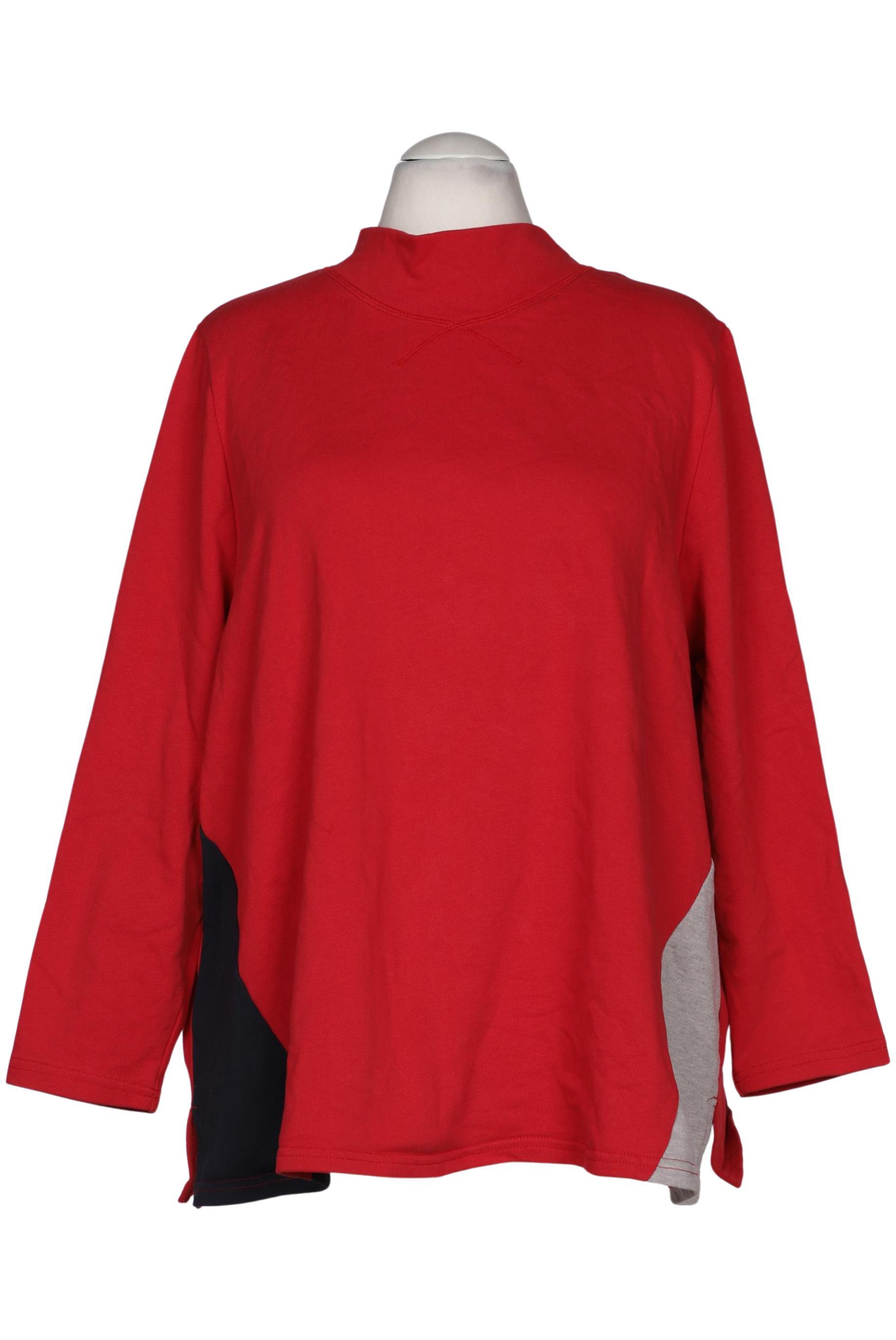 

Ulla Popken Damen Sweatshirt, rot, Gr. 52