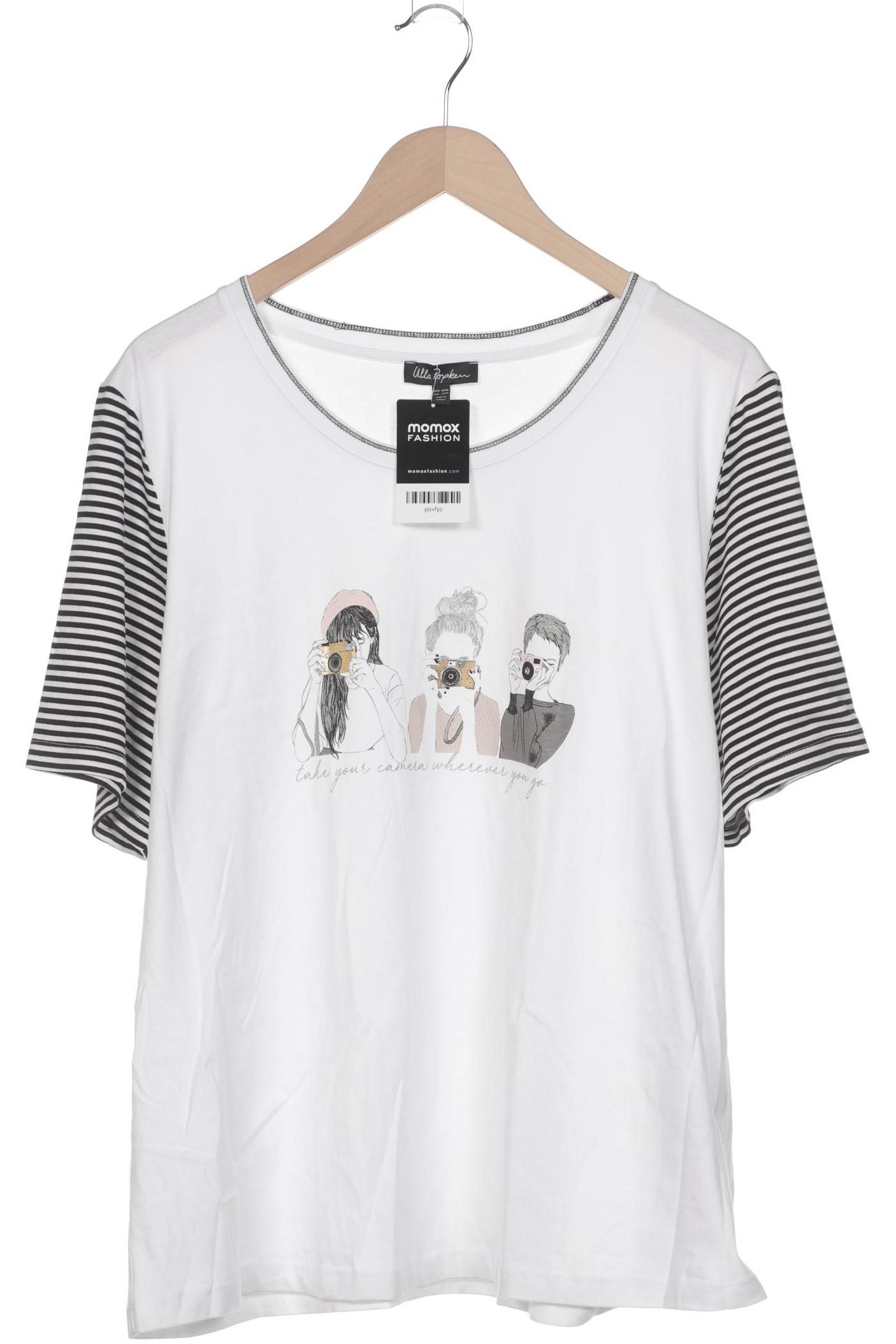 

Ulla Popken Damen T-Shirt, weiß, Gr. 46