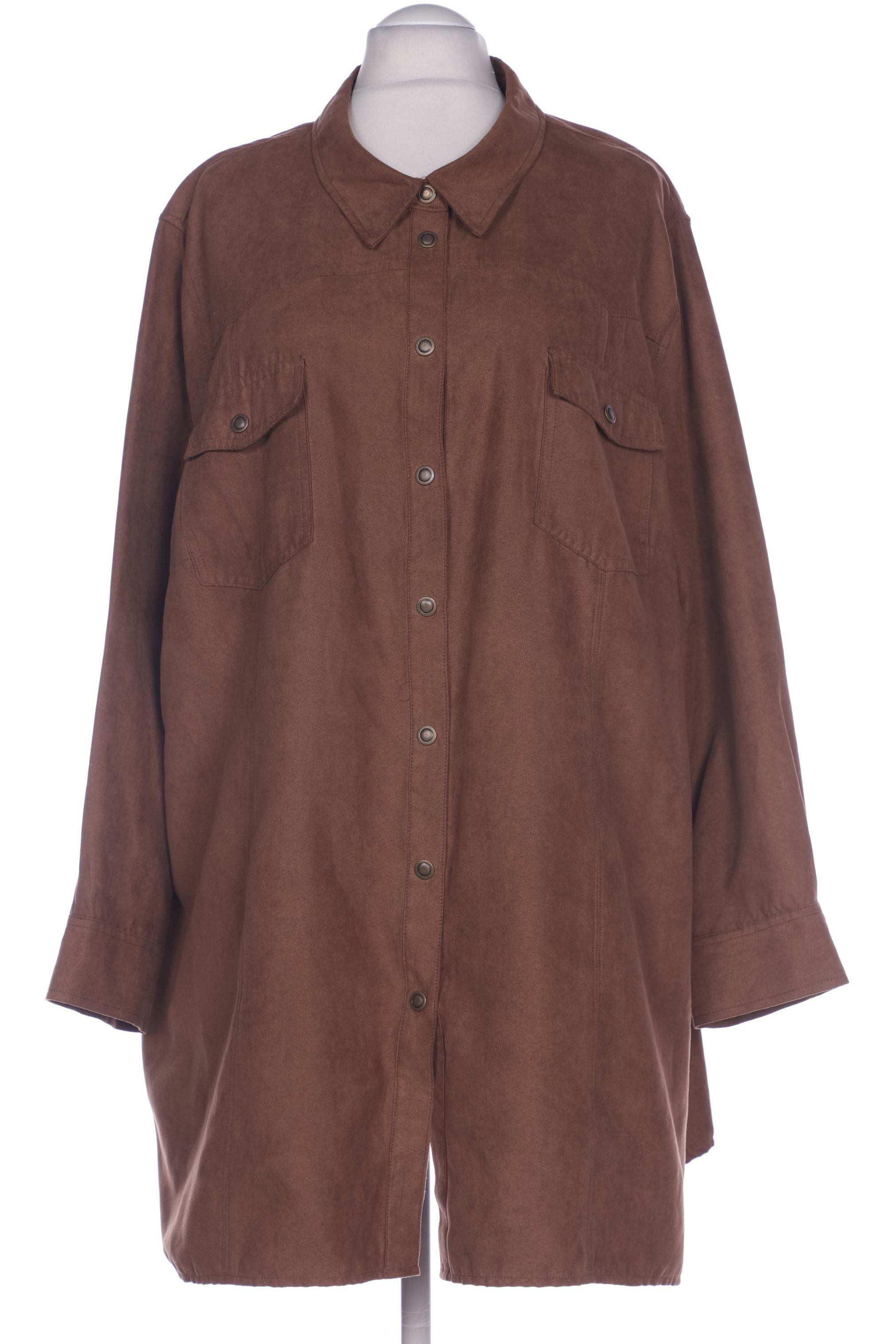 

Ulla Popken Damen Bluse, braun, Gr. 58