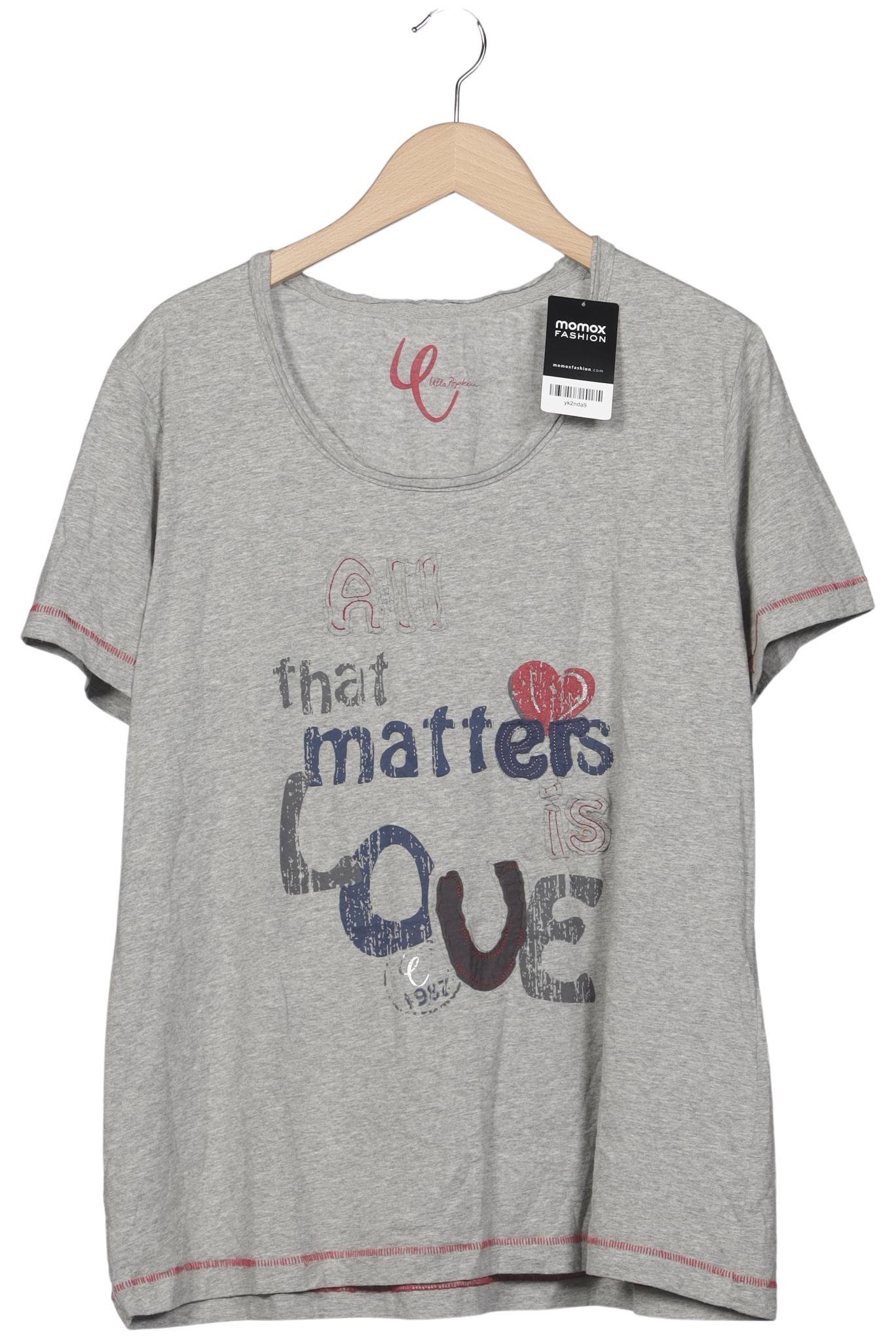 

Ulla Popken Damen T-Shirt, grau, Gr. 46