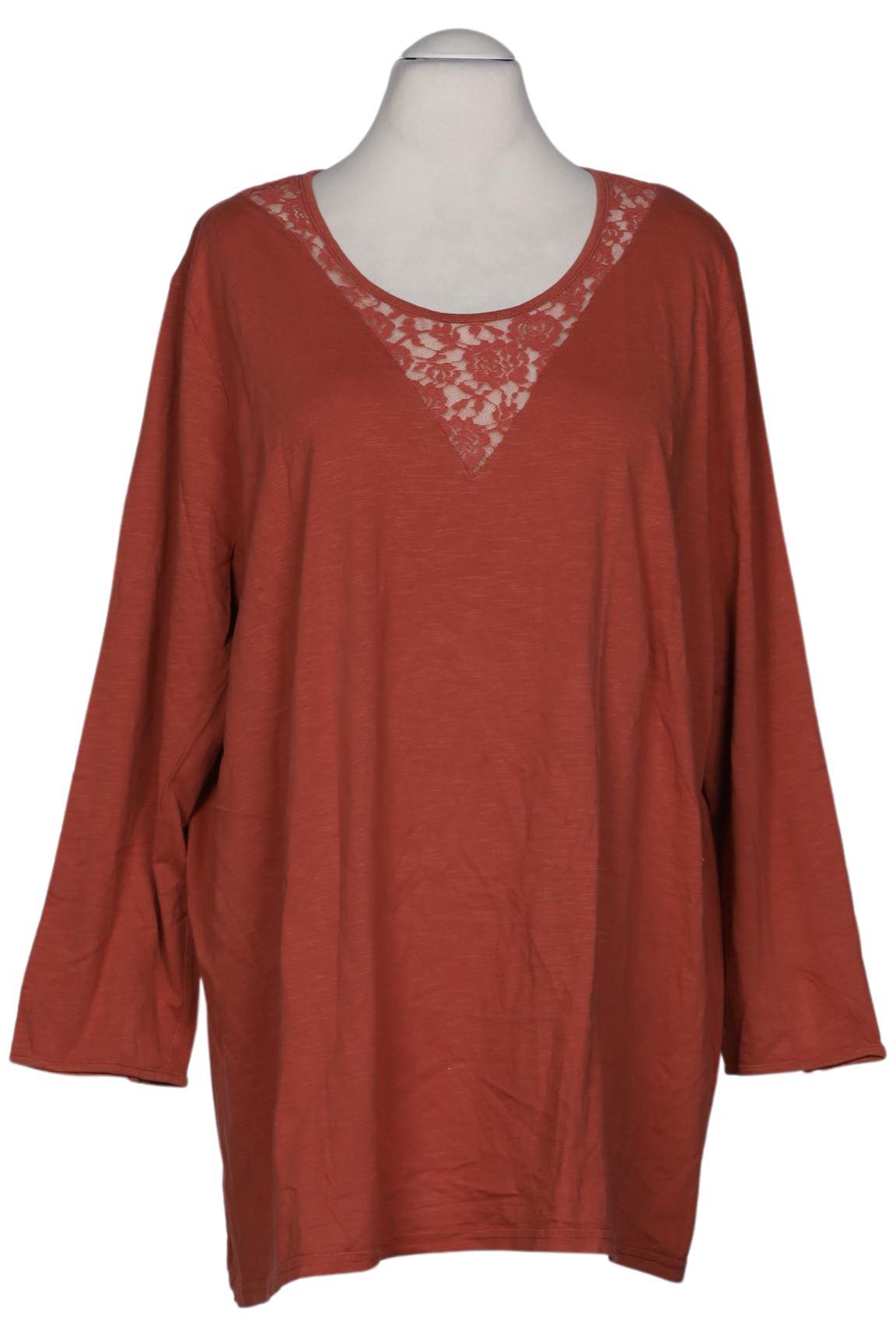 

Ulla Popken Damen Langarmshirt, braun, Gr. 54