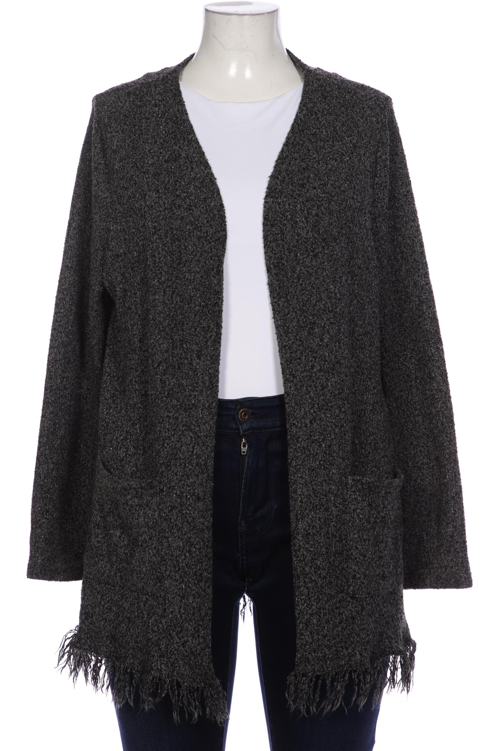 

Ulla Popken Damen Strickjacke, grau, Gr. 46