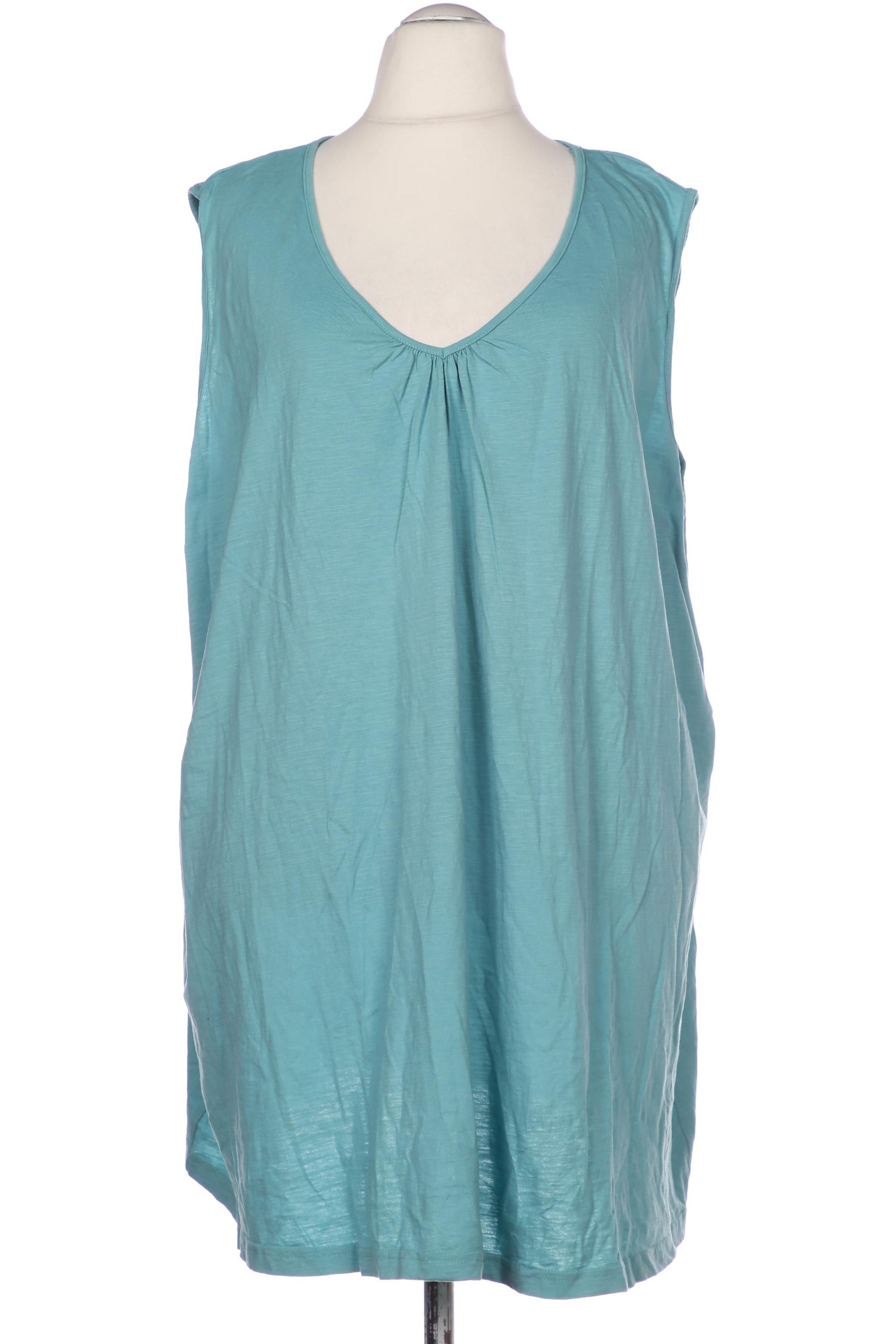

Ulla Popken Damen Top, türkis, Gr. 32