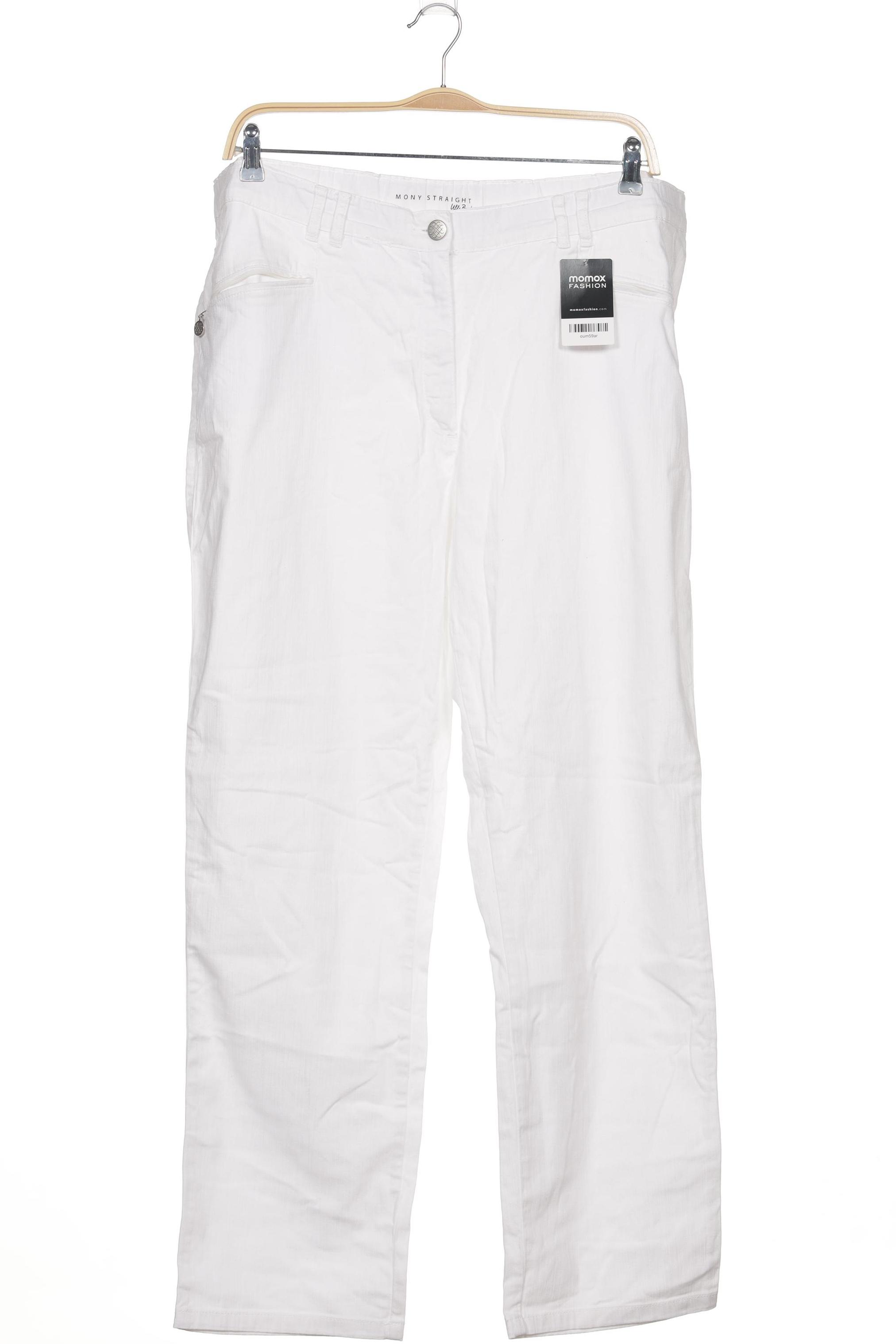 

Ulla Popken Damen Jeans, weiß, Gr. 52