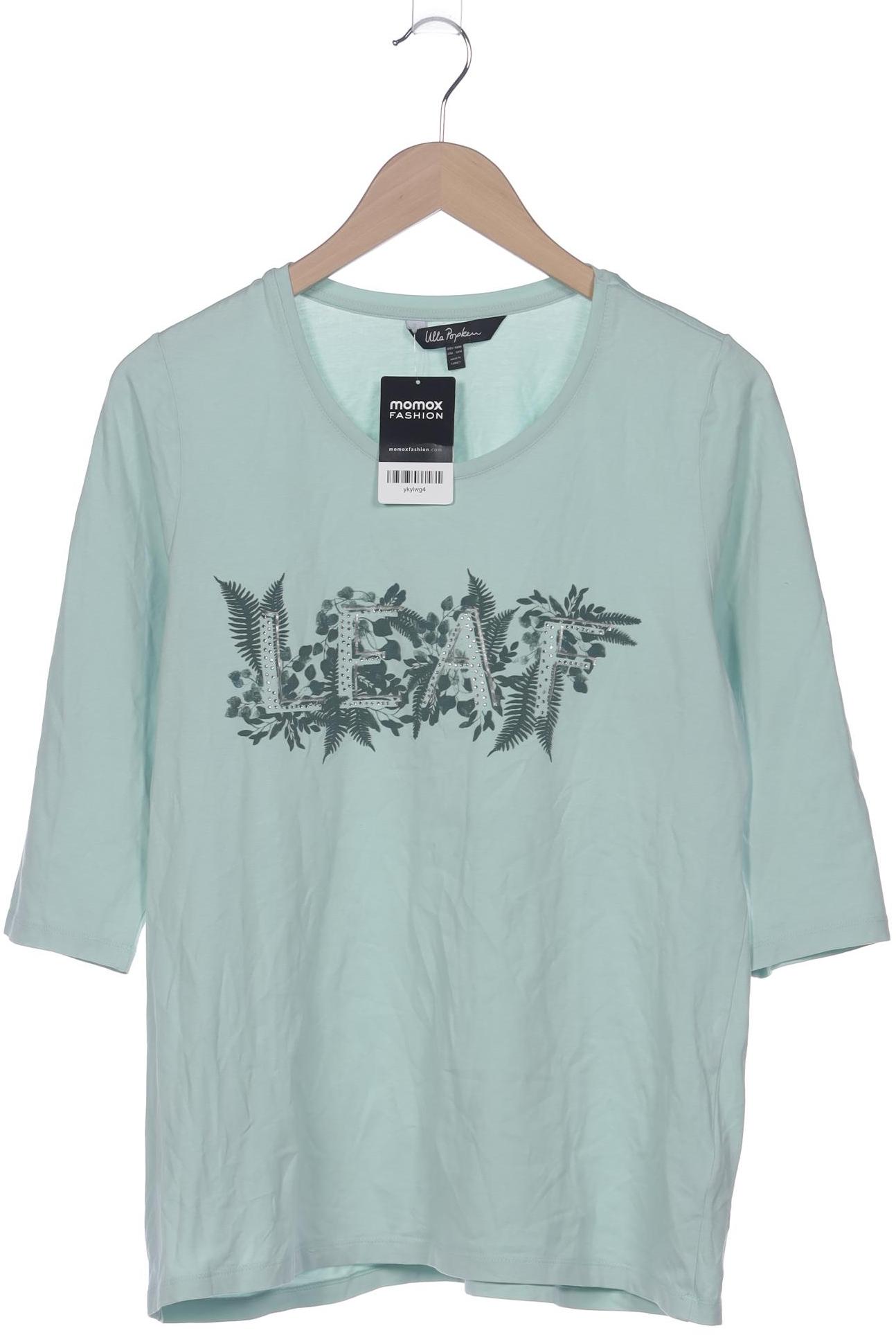 

Ulla Popken Damen Langarmshirt, türkis, Gr. 42