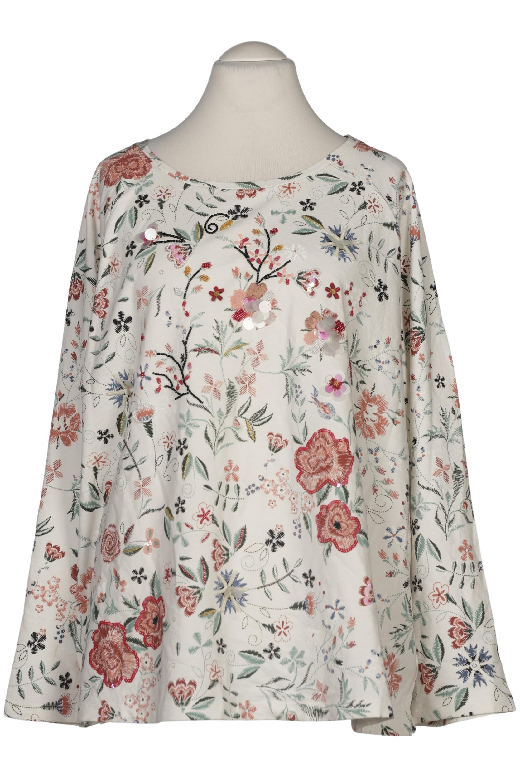 

Ulla Popken Damen Sweatshirt, weiß, Gr. 54