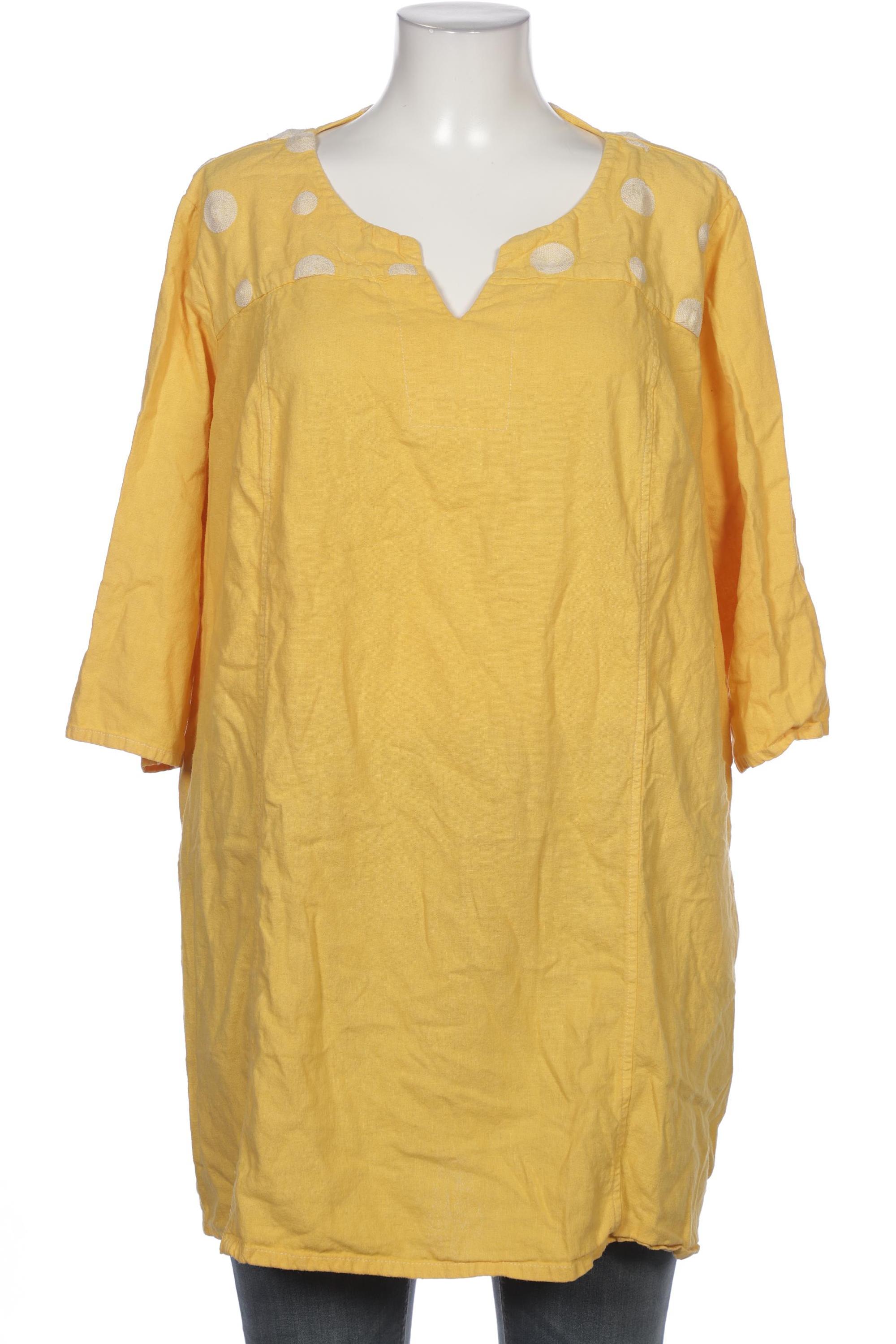 

Ulla Popken Damen Bluse, gelb, Gr. 50