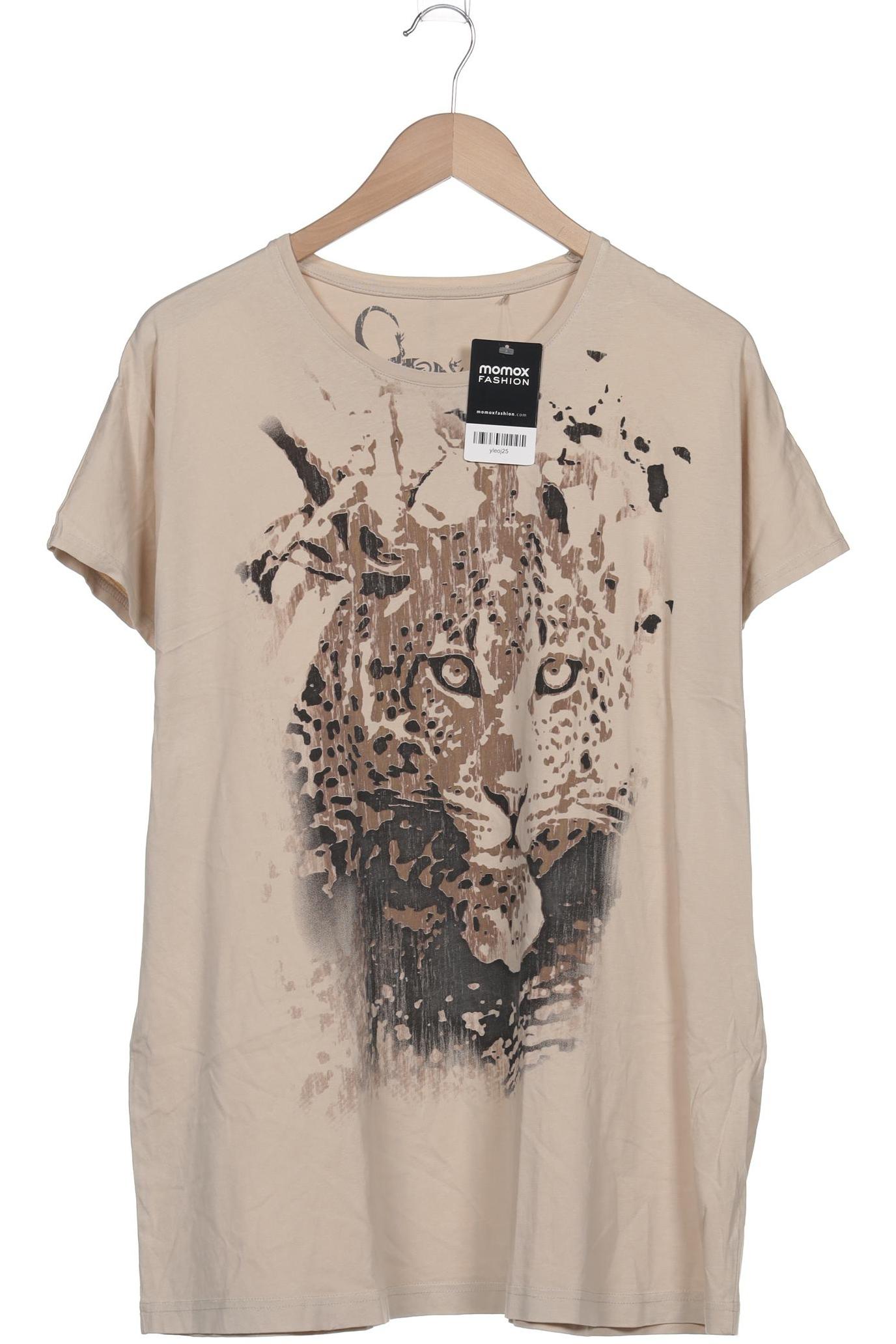 

Ulla Popken Damen T-Shirt, beige, Gr. 46