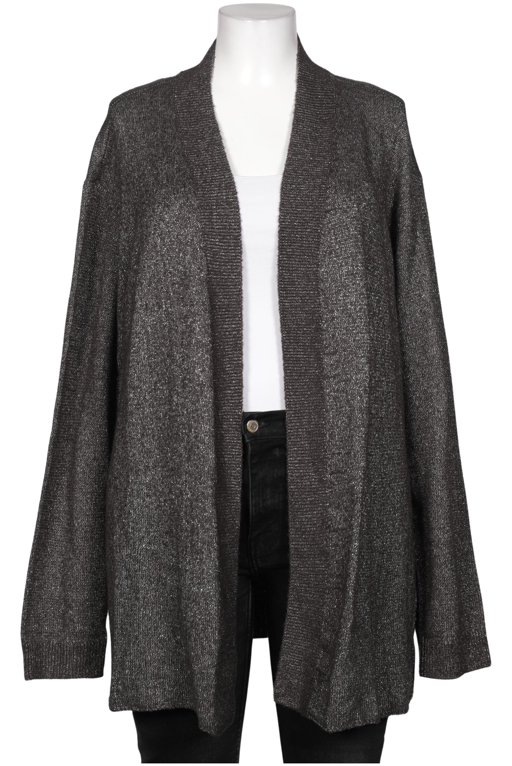 

Ulla Popken Damen Strickjacke, grau, Gr. 46