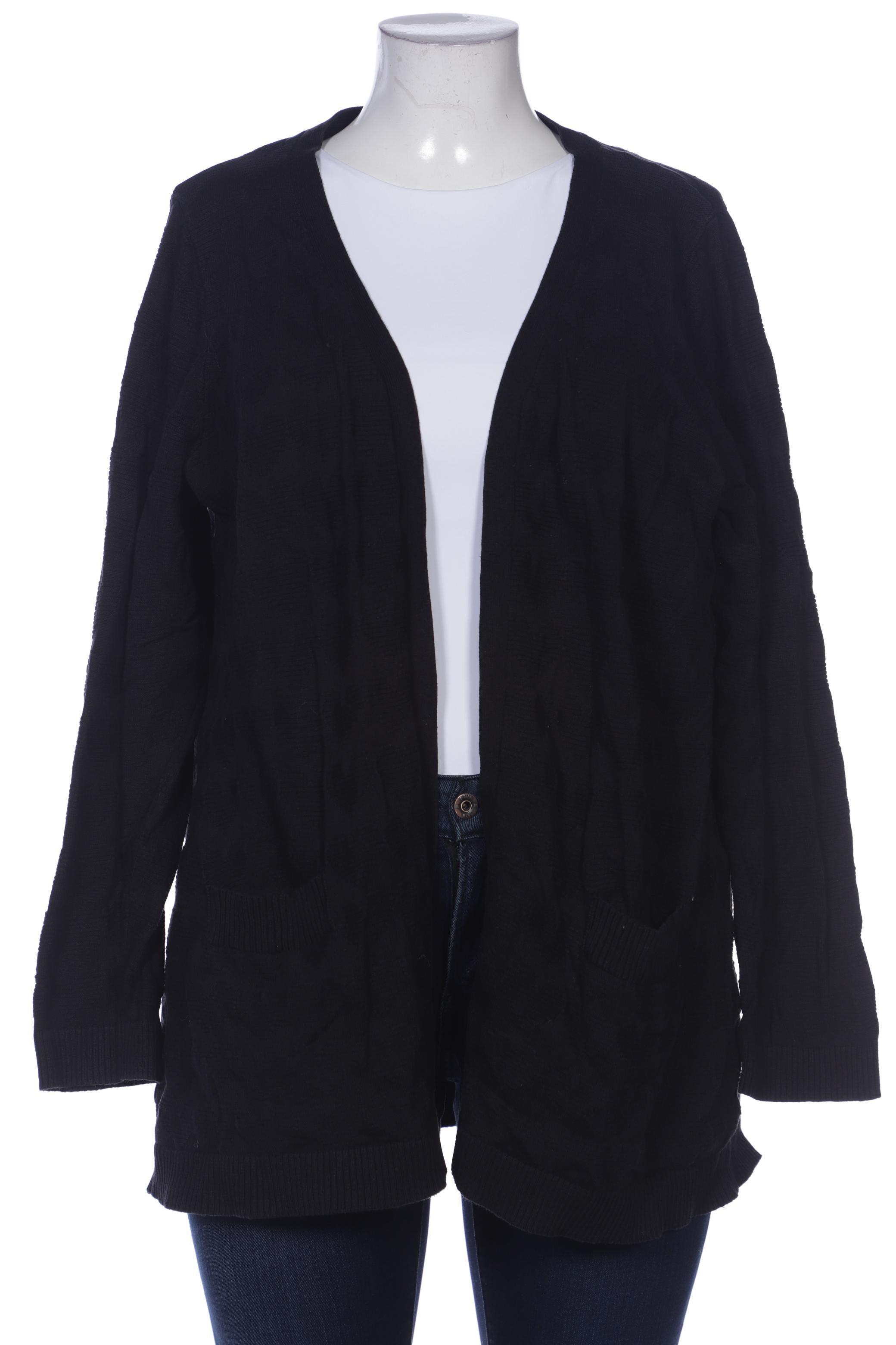 

Ulla Popken Damen Strickjacke, schwarz, Gr. 46