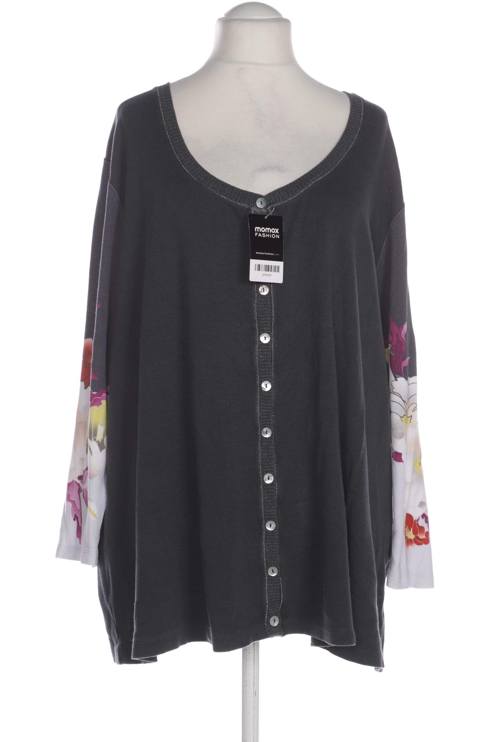 

Ulla Popken Damen Strickjacke, grau, Gr. 54