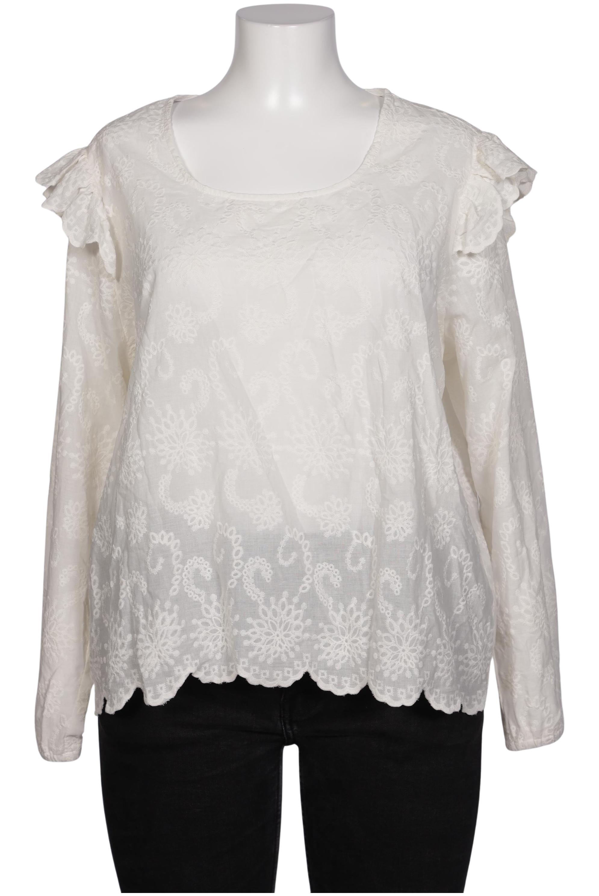 

Ulla Popken Damen Bluse, weiß, Gr. 46