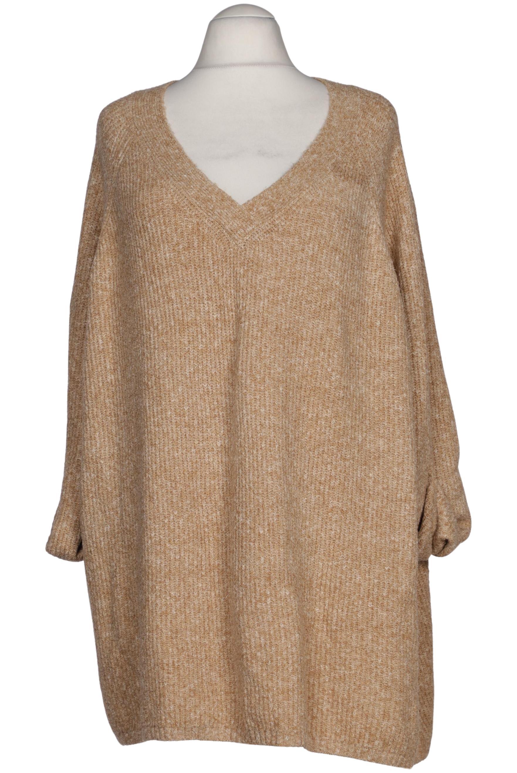 

Ulla Popken Damen Pullover, beige, Gr. 58