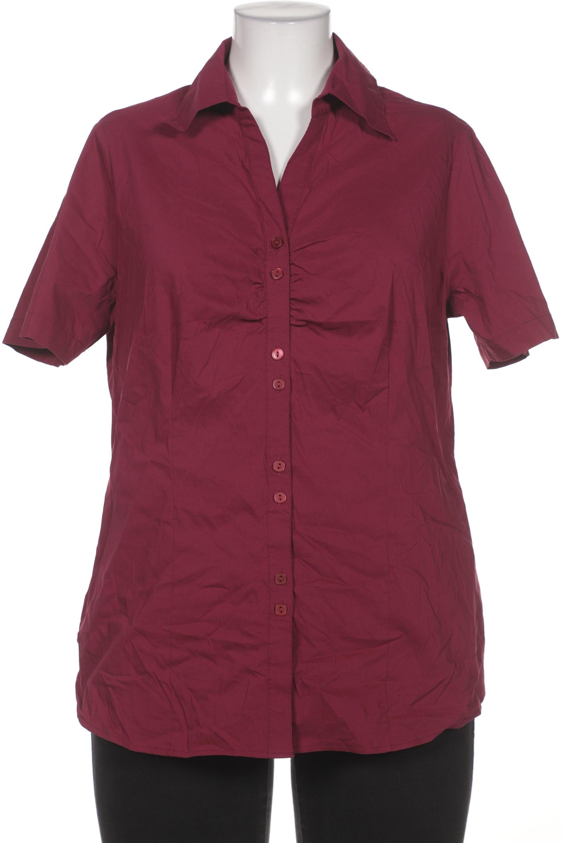

Ulla Popken Damen Bluse, bordeaux, Gr. 44