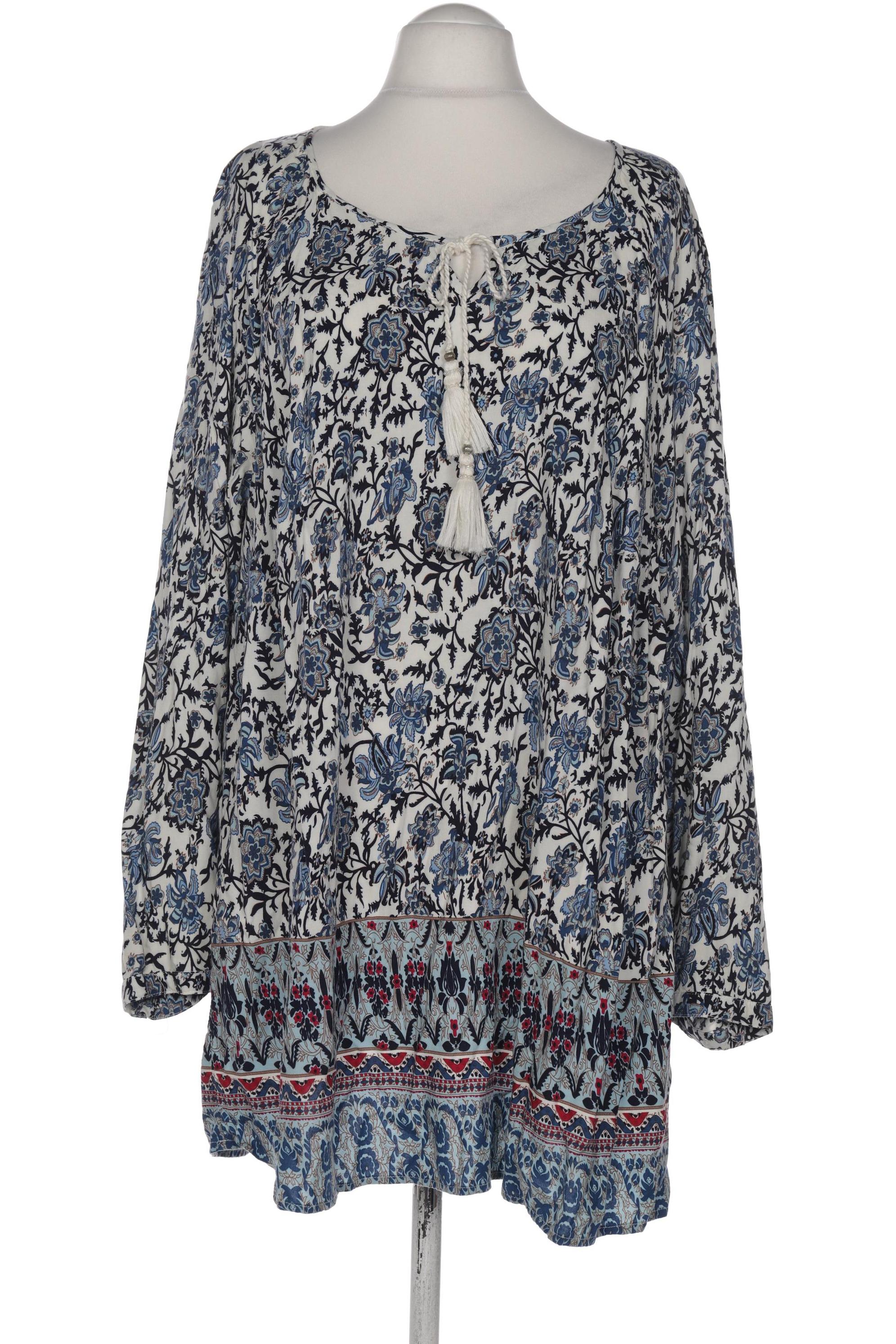 

Ulla Popken Damen Bluse, blau, Gr. 54