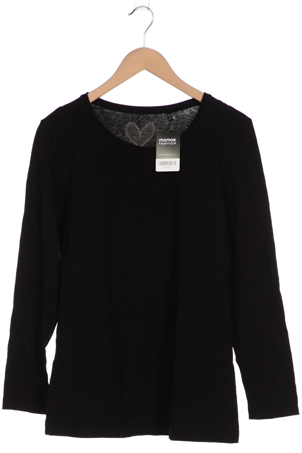 

Ulla Popken Damen Langarmshirt, schwarz, Gr. 42