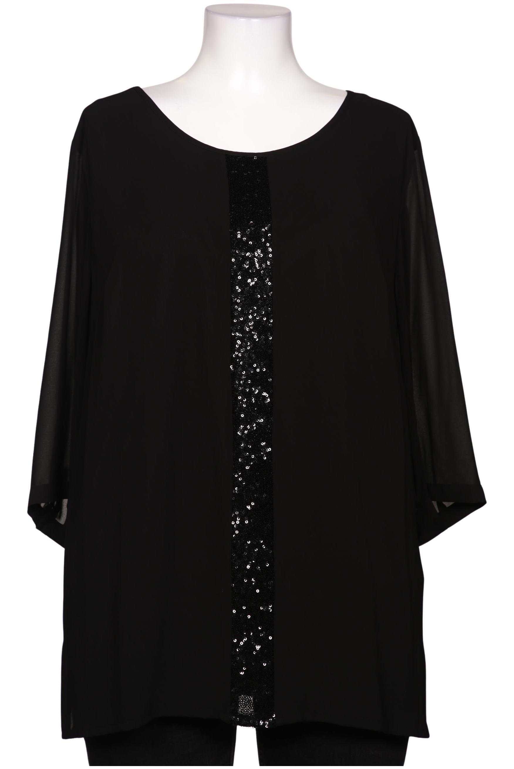 

Ulla Popken Damen Bluse, schwarz, Gr. 46