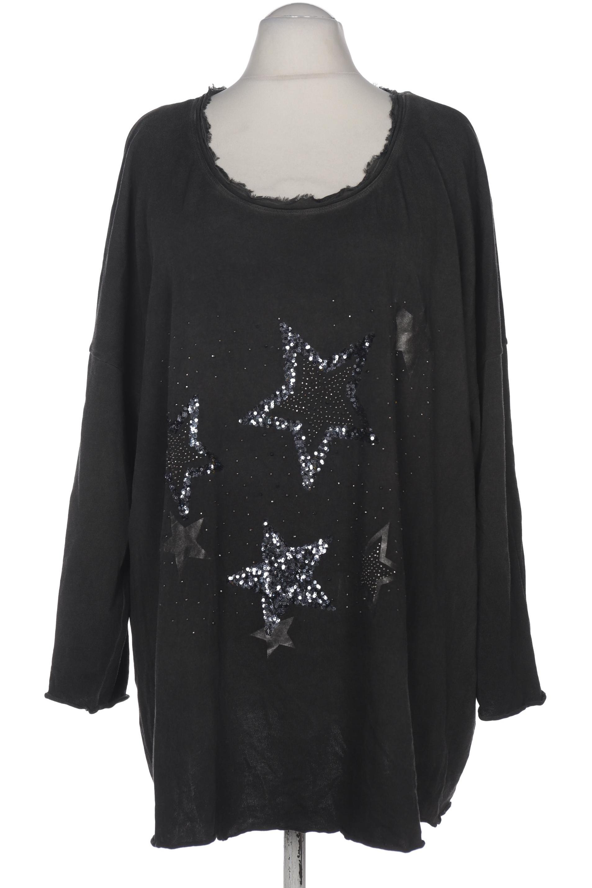 

Ulla Popken Damen Langarmshirt, grau, Gr. 54