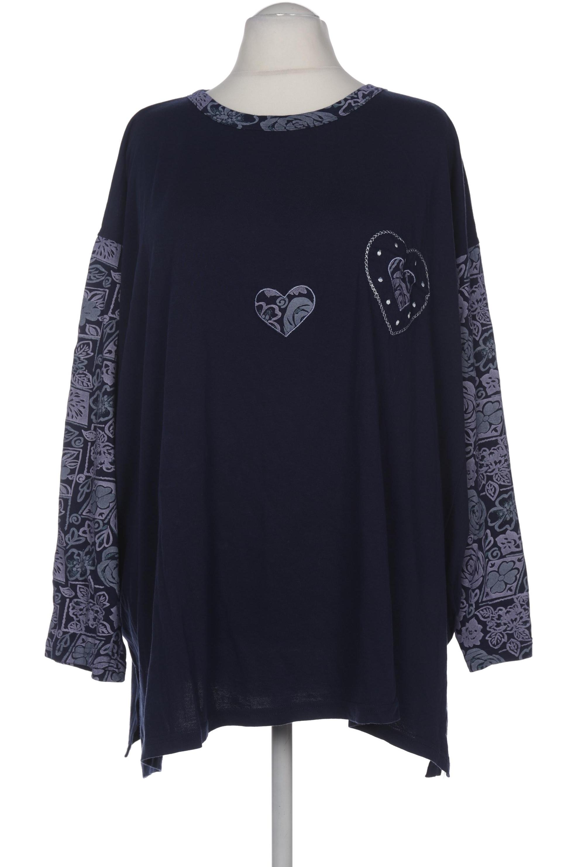 

Ulla Popken Damen Langarmshirt, marineblau, Gr. 58