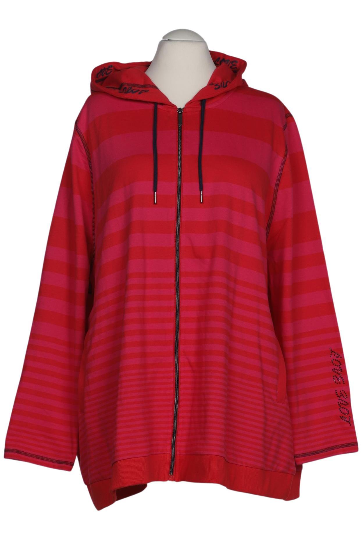 

Ulla Popken Damen Kapuzenpullover, rot, Gr. 58