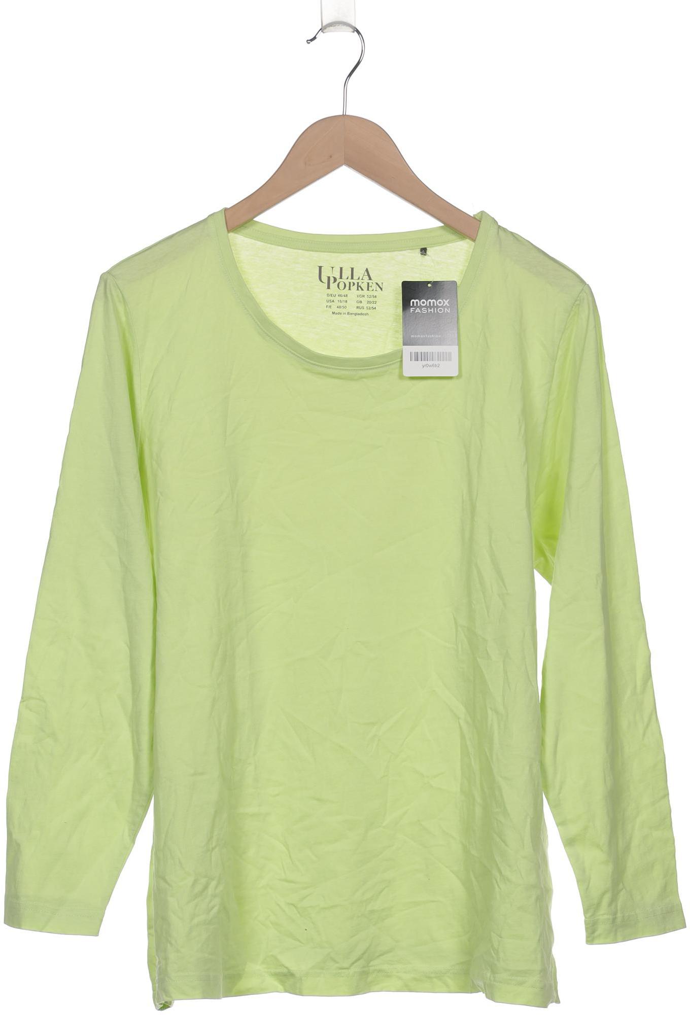 

Ulla Popken Damen Langarmshirt, hellgrün, Gr. 46