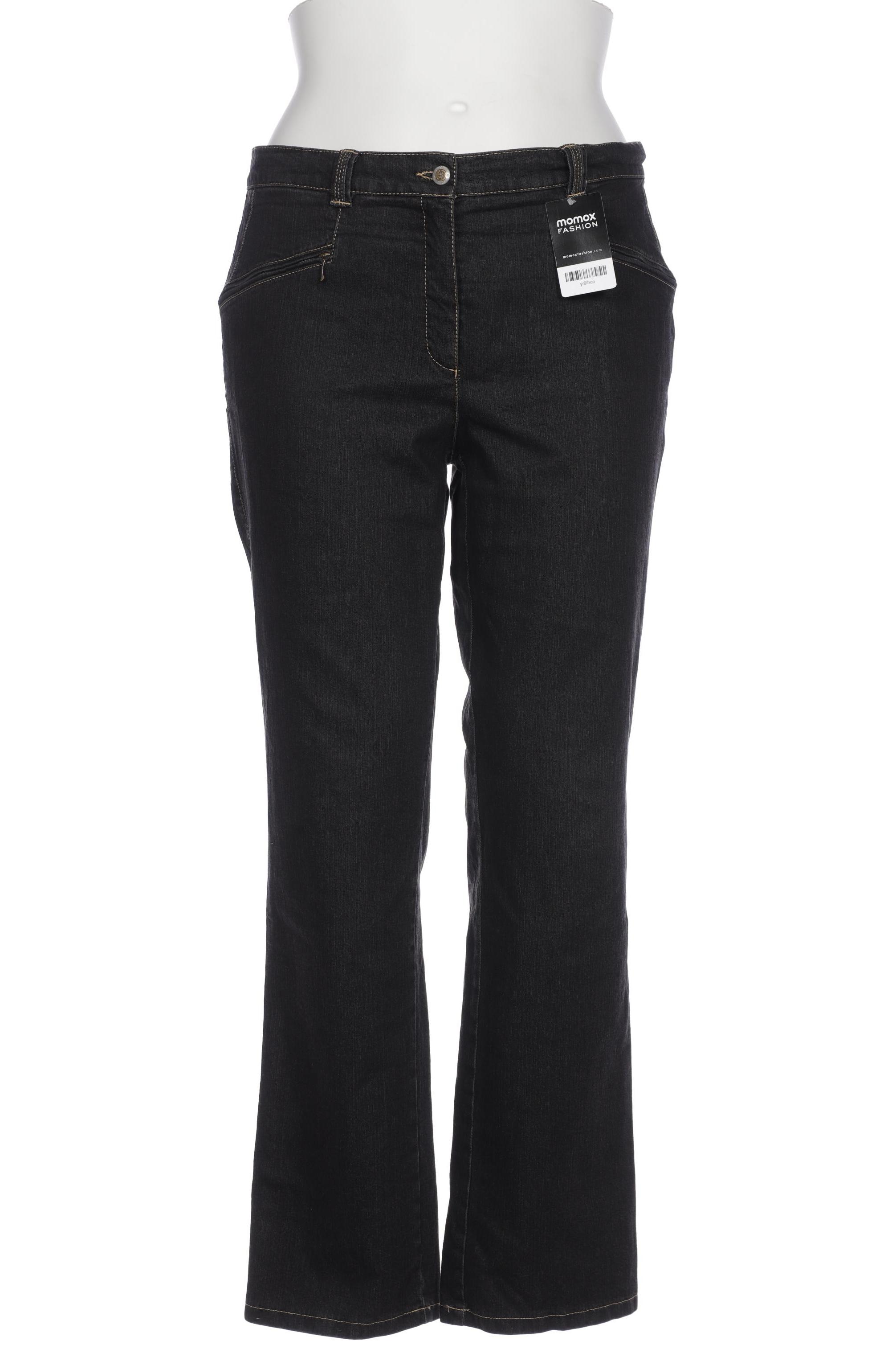 

Ulla Popken Damen Jeans, schwarz, Gr. 46