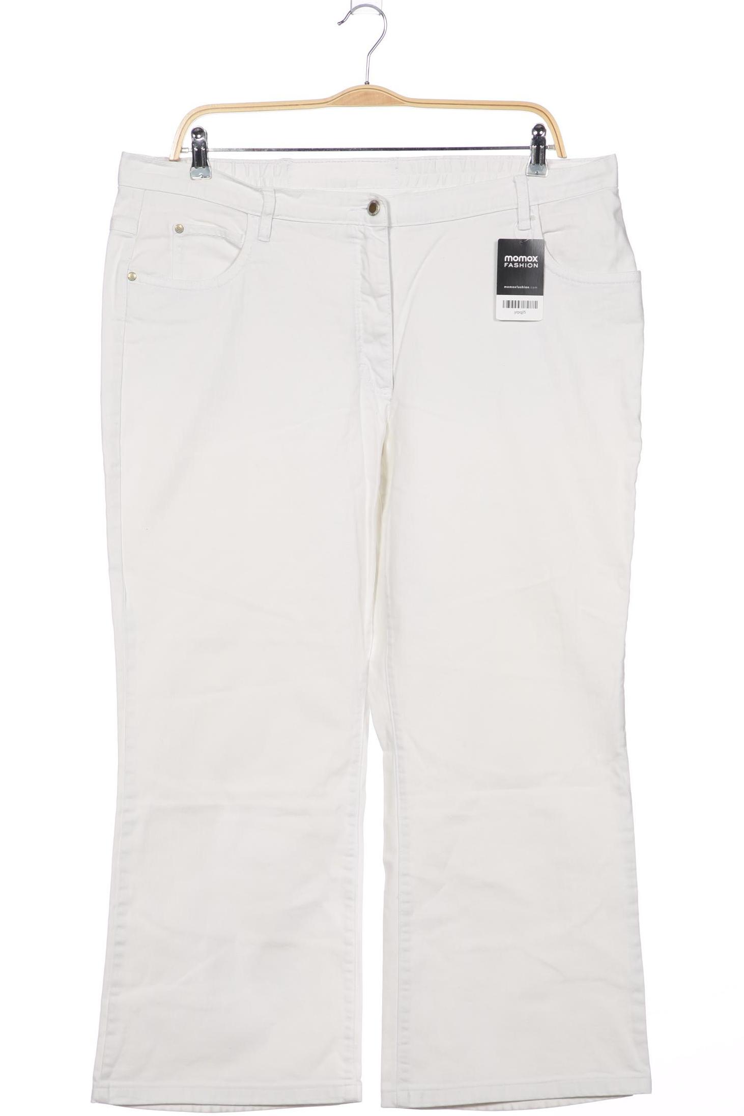 

Ulla Popken Damen Jeans, weiß, Gr. 50