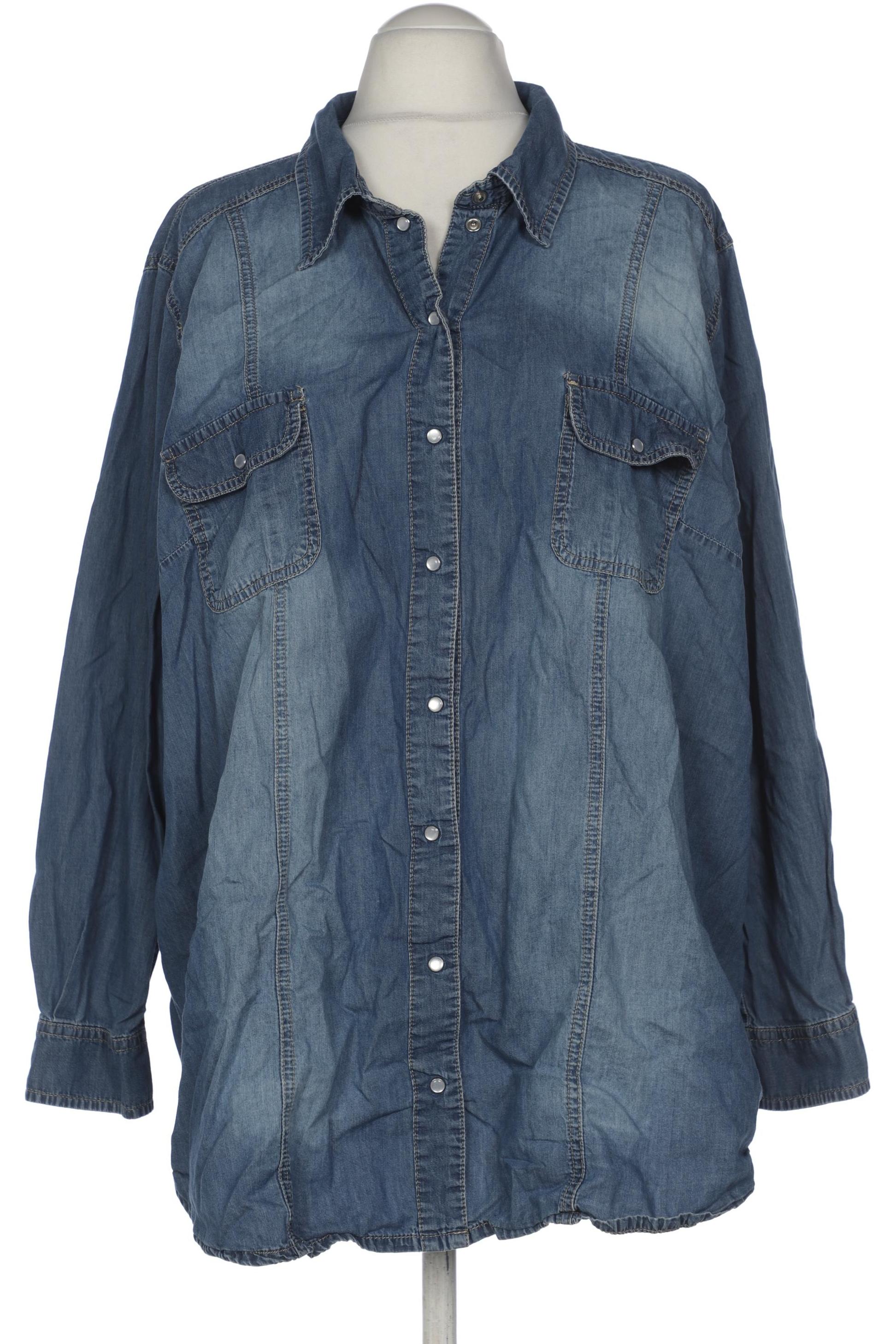 

Ulla Popken Damen Bluse, blau, Gr. 54