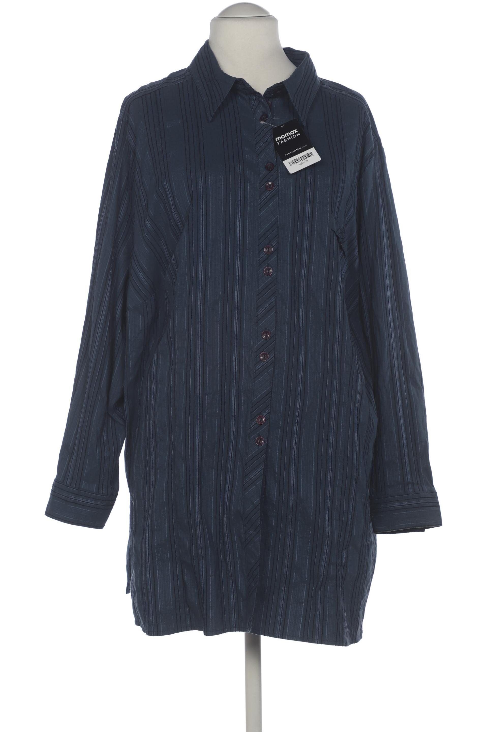 

Ulla Popken Damen Bluse, blau, Gr. 58