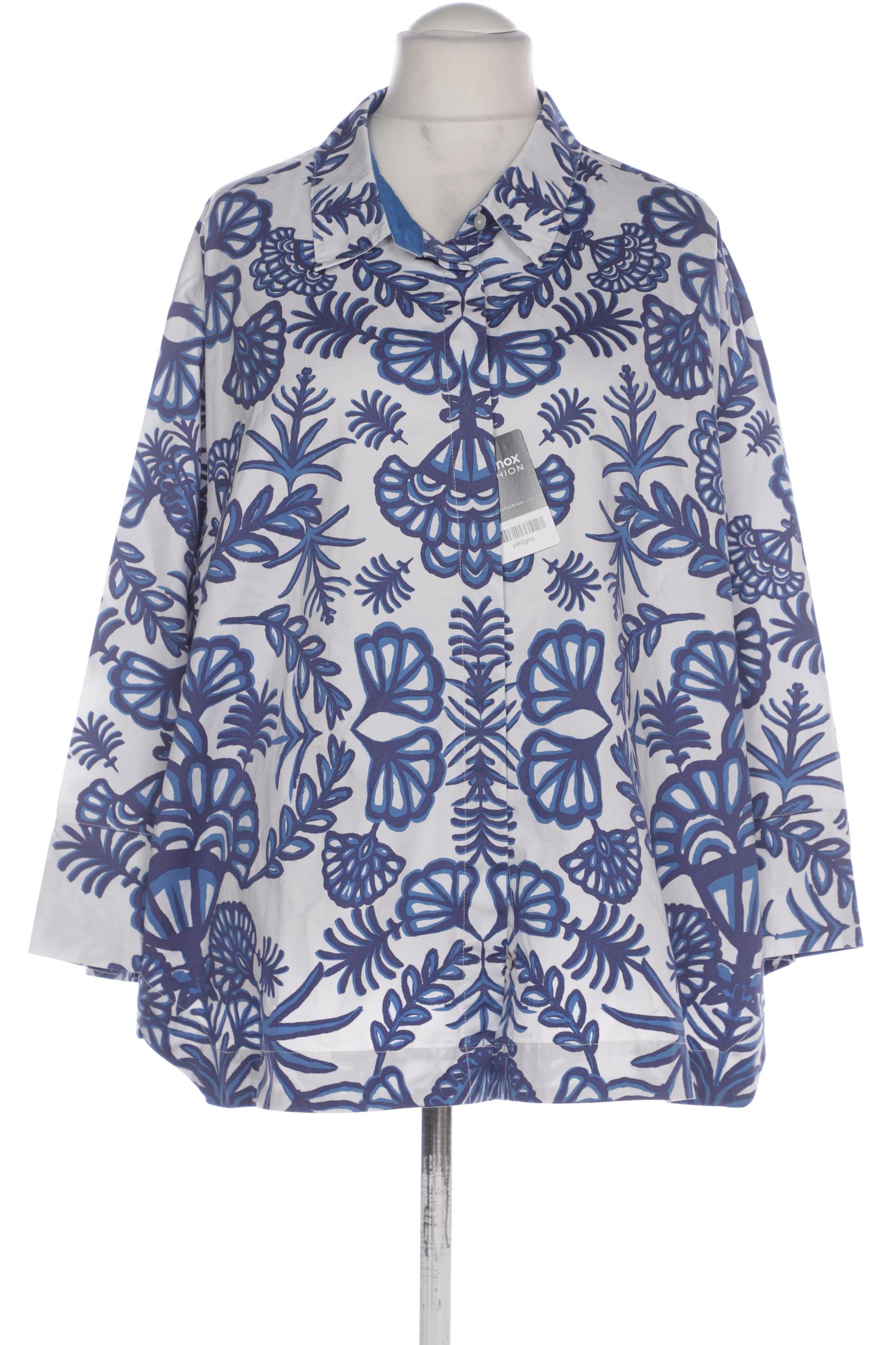 

Ulla Popken Damen Bluse, blau, Gr. 52