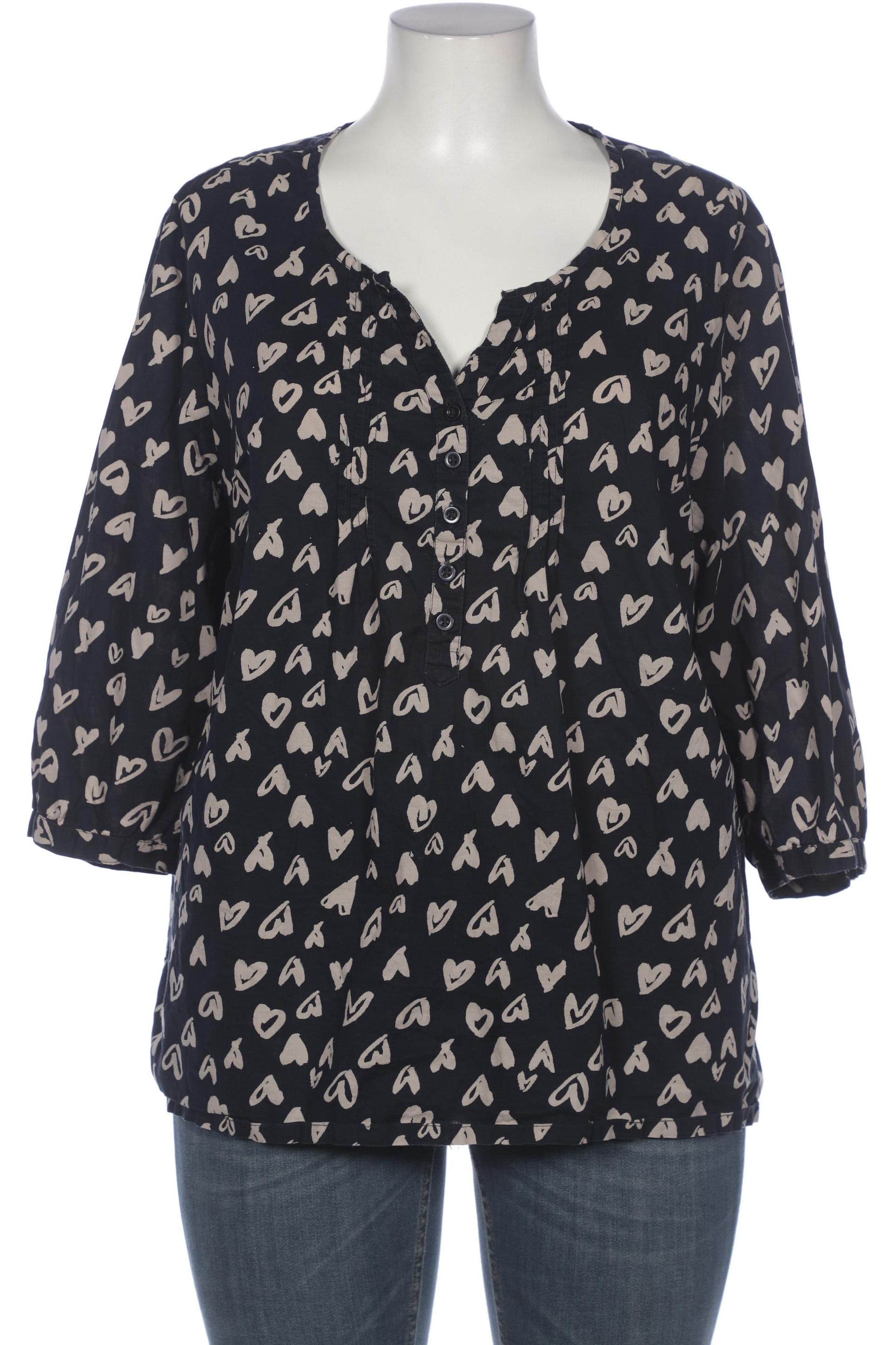

Ulla Popken Damen Bluse, schwarz, Gr. 46