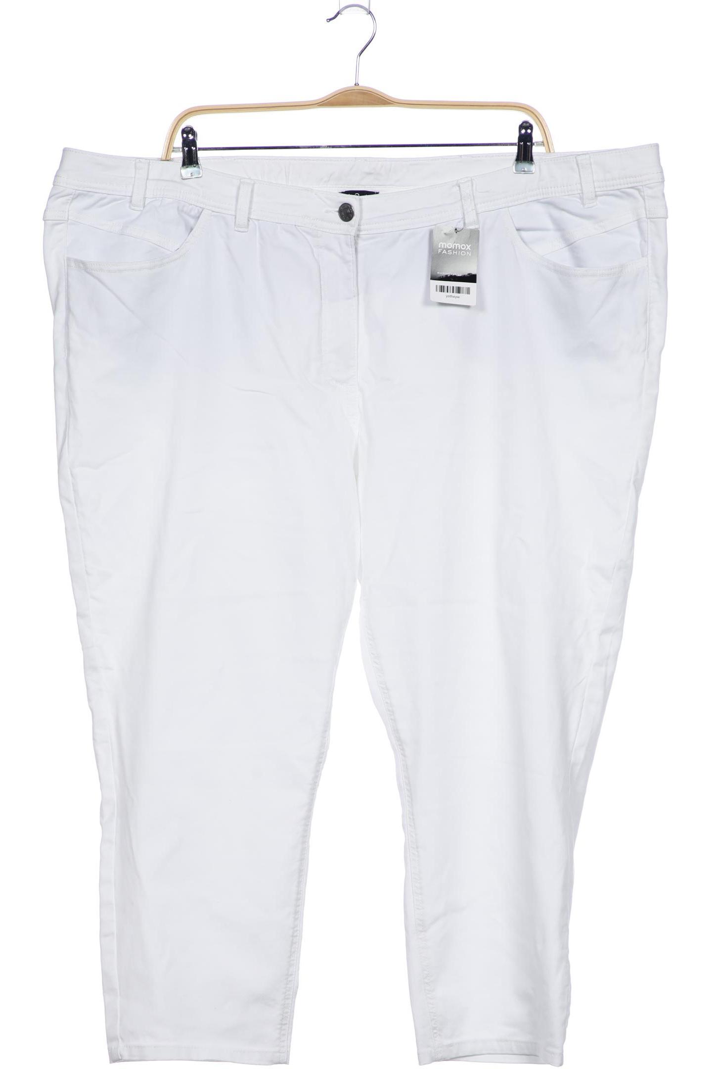 

Ulla Popken Damen Jeans, weiß, Gr. 58