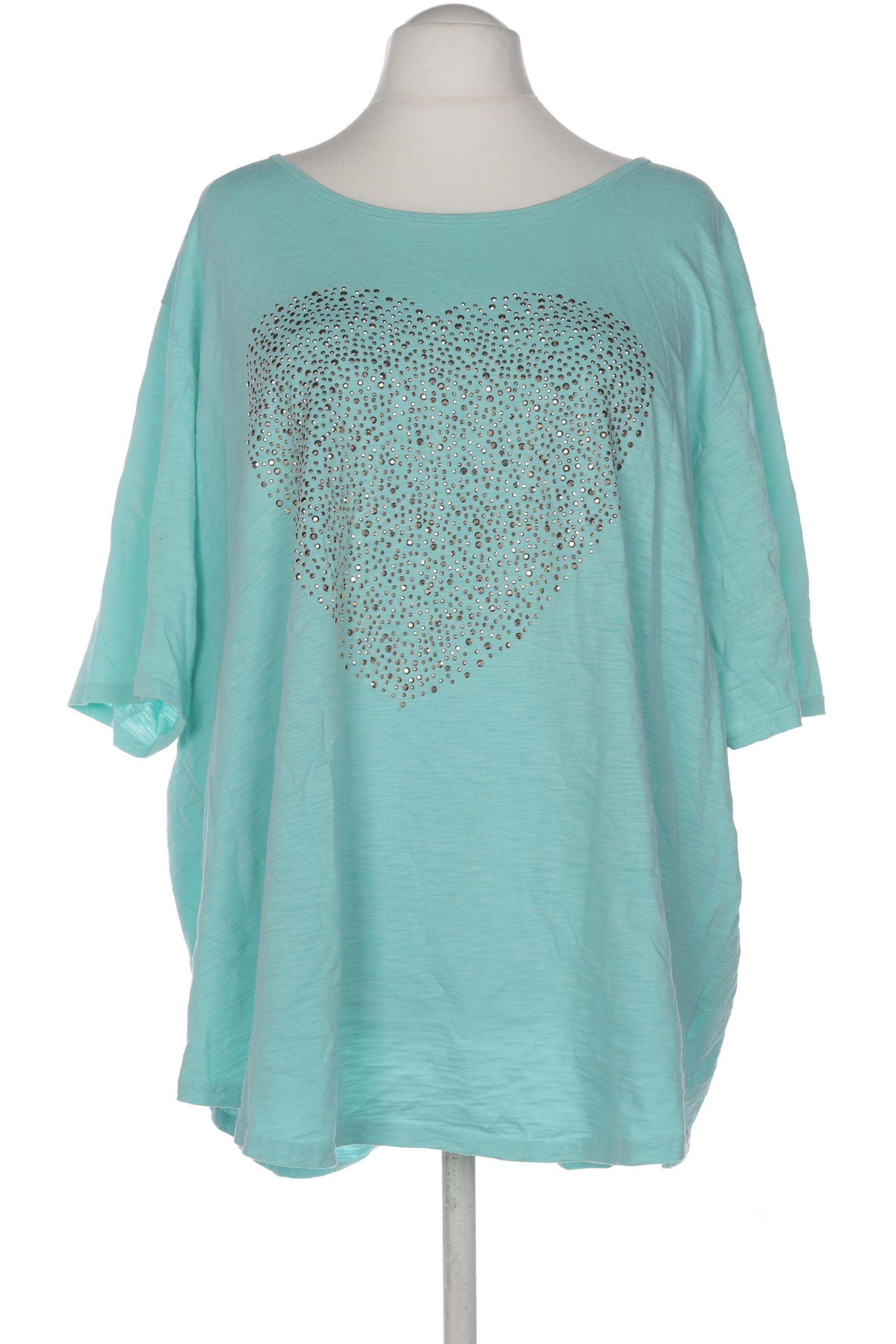 

Ulla Popken Damen T-Shirt, türkis, Gr. 58