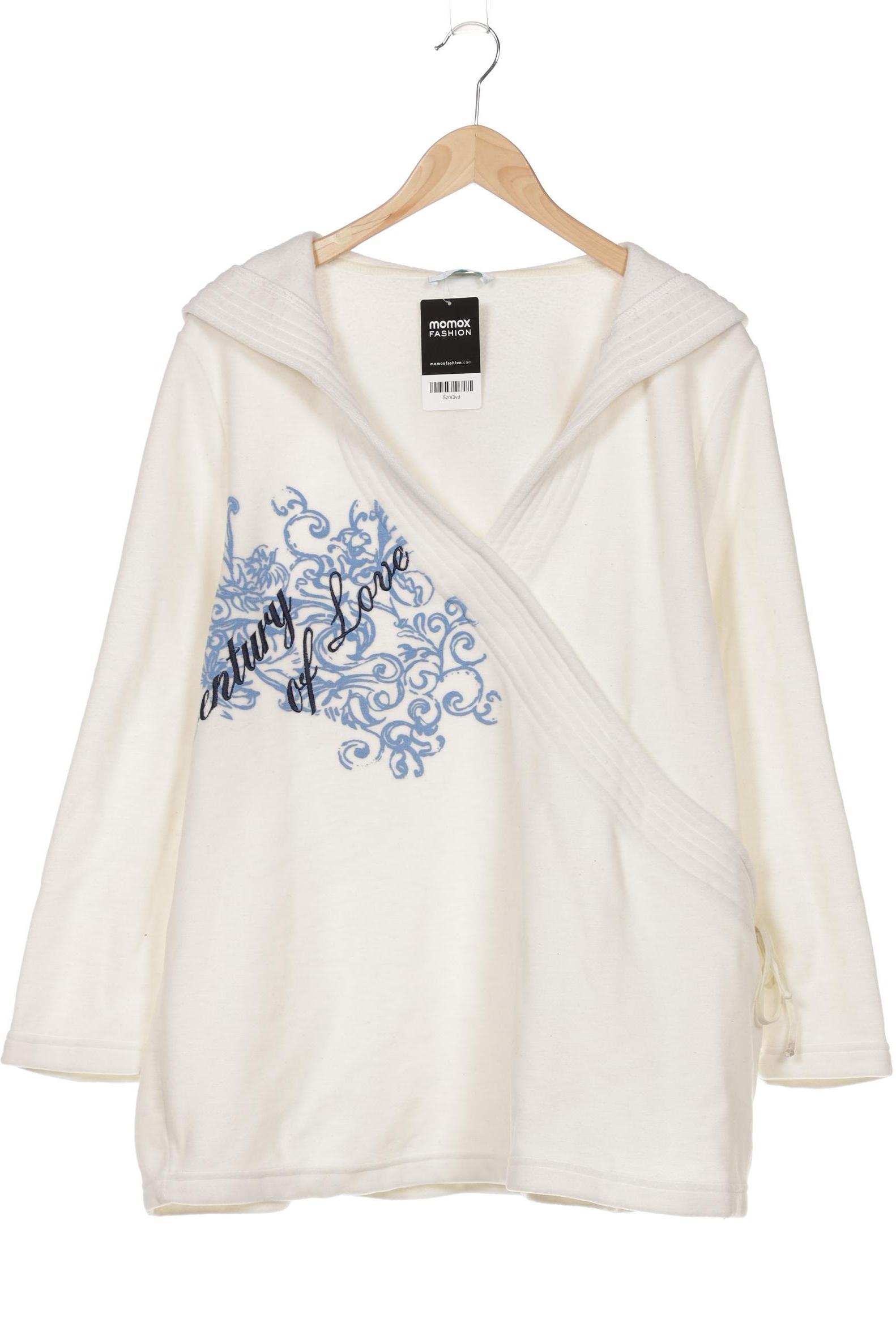 

Ulla Popken Damen Kapuzenpullover, weiß, Gr. 50
