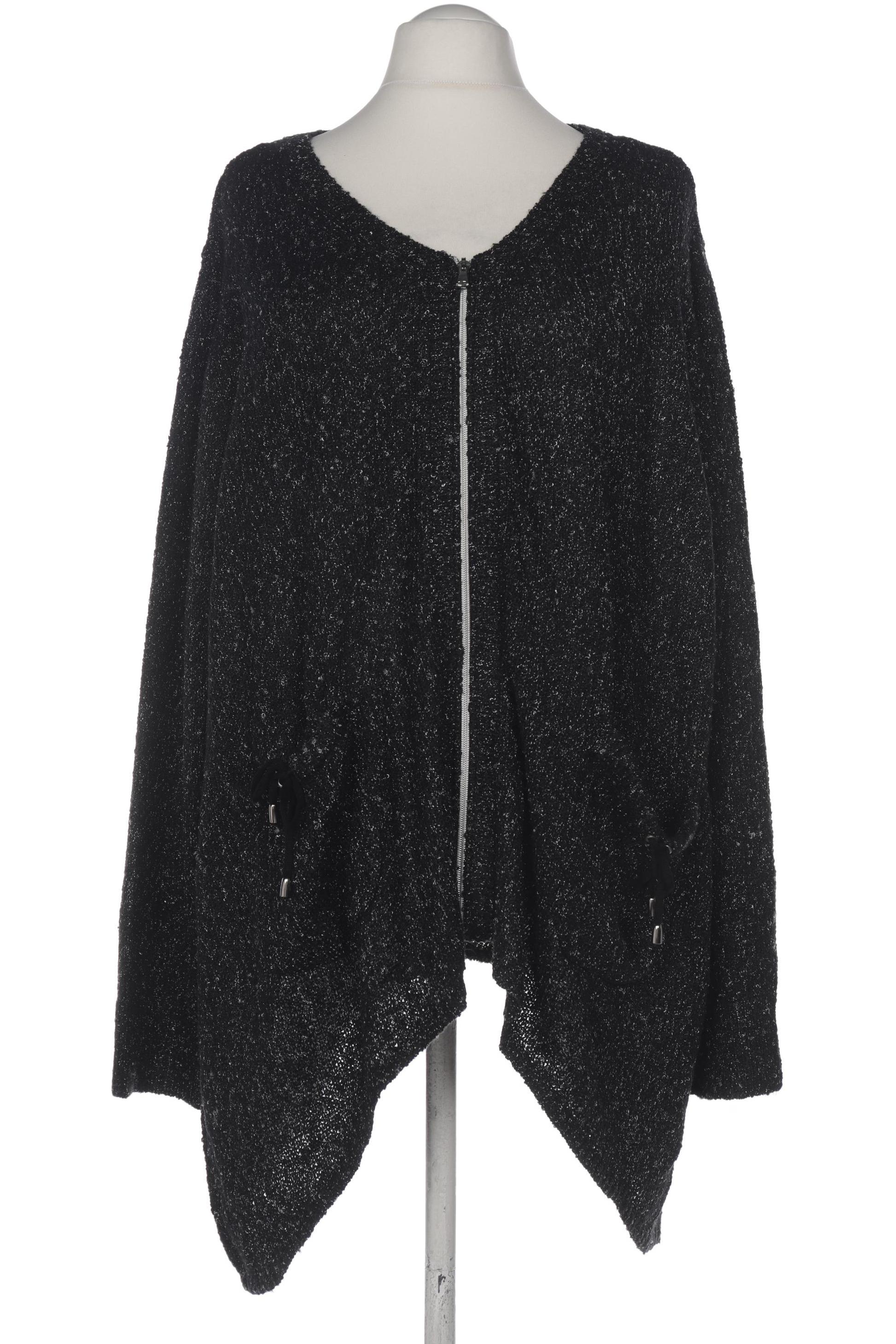 

Ulla Popken Damen Strickjacke, schwarz, Gr. 58