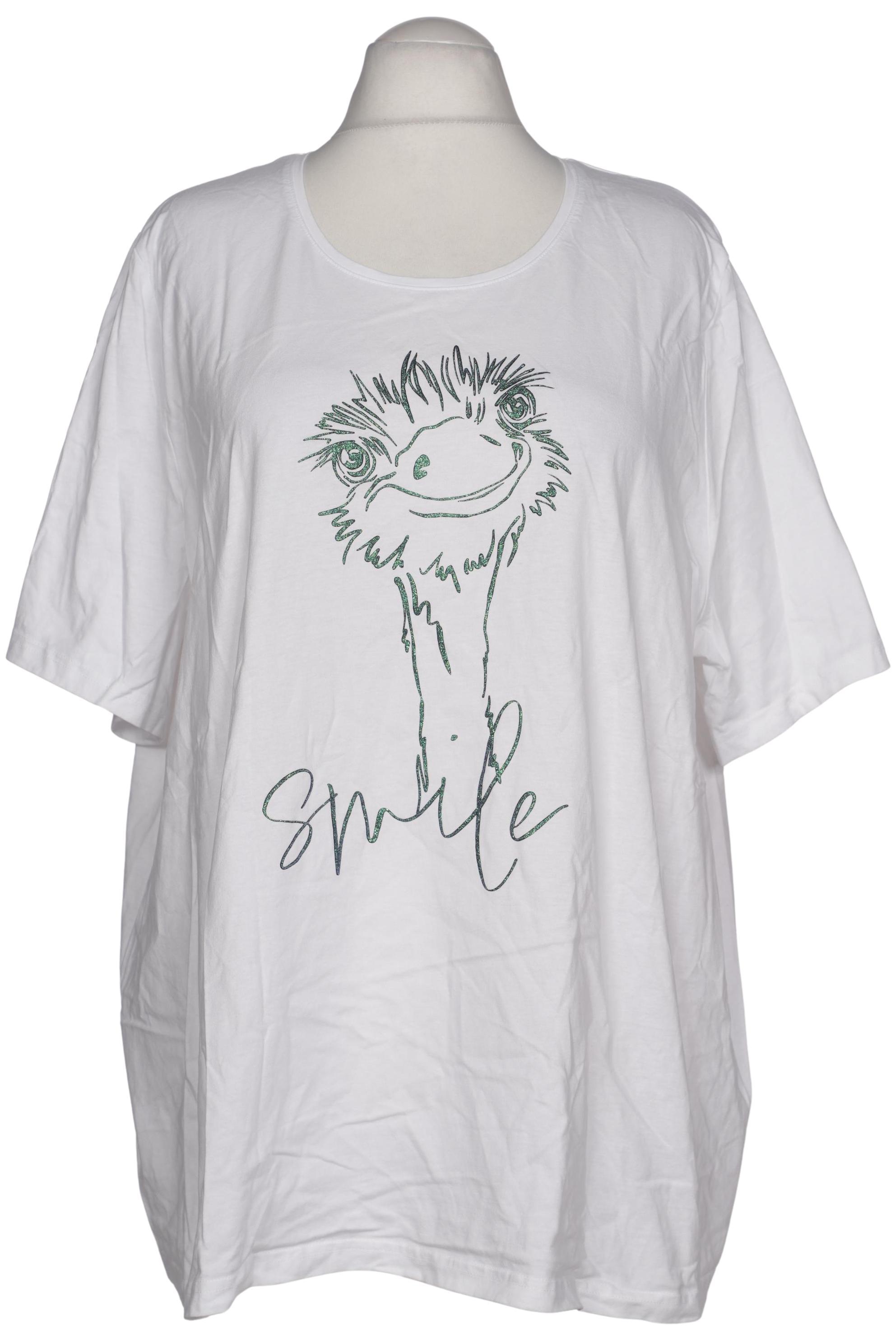 

Ulla Popken Damen T-Shirt, weiß, Gr. 54