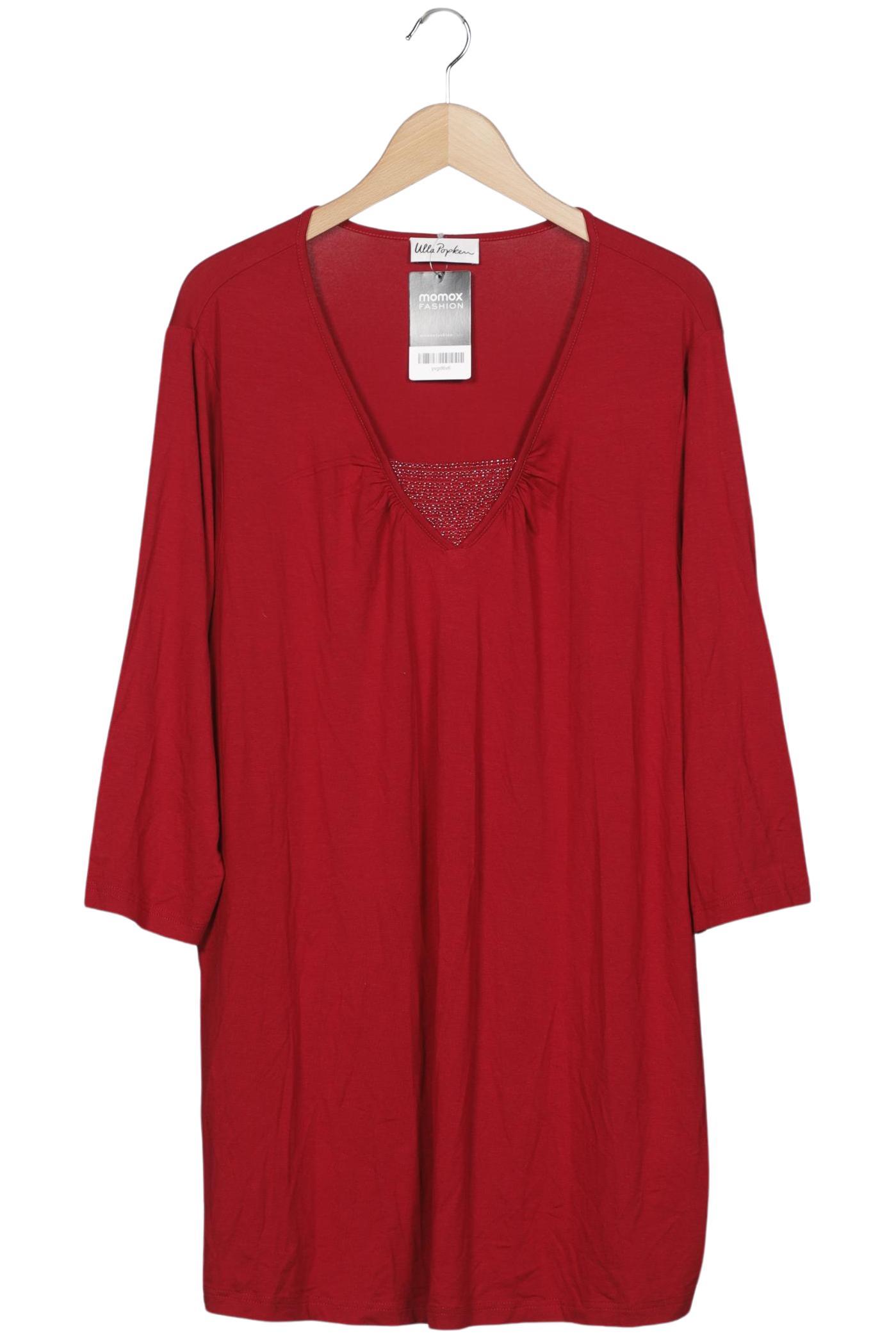 

Ulla Popken Damen Langarmshirt, rot, Gr. 50