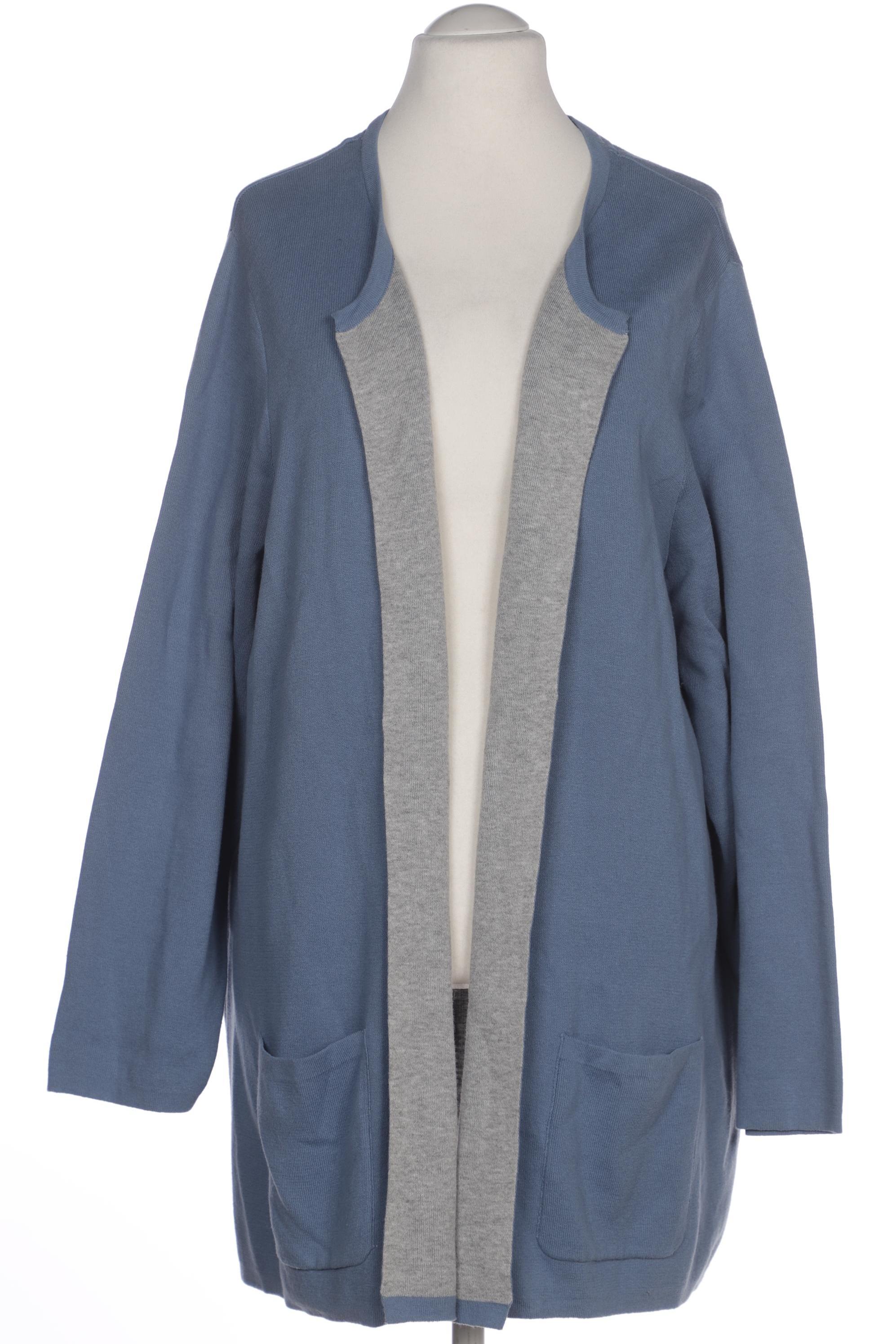 

Ulla Popken Damen Strickjacke, blau, Gr. 54